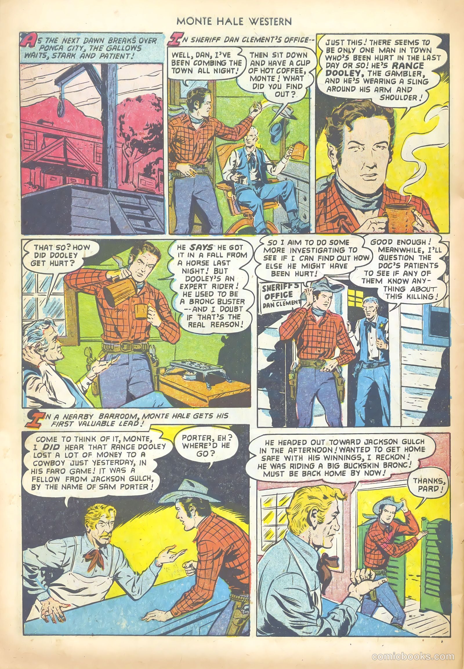 Monte Hale Western #79 (1952) — page 30 of 36