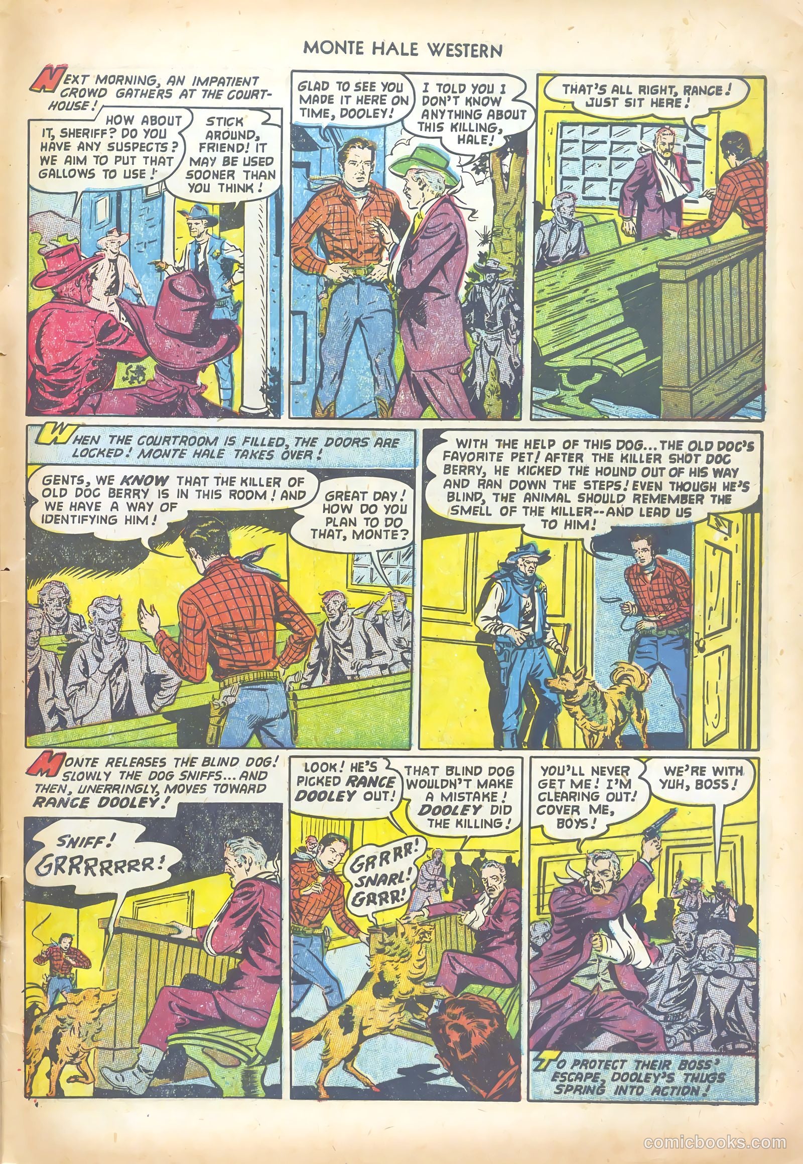 Monte Hale Western #79 (1952) — page 33 of 36