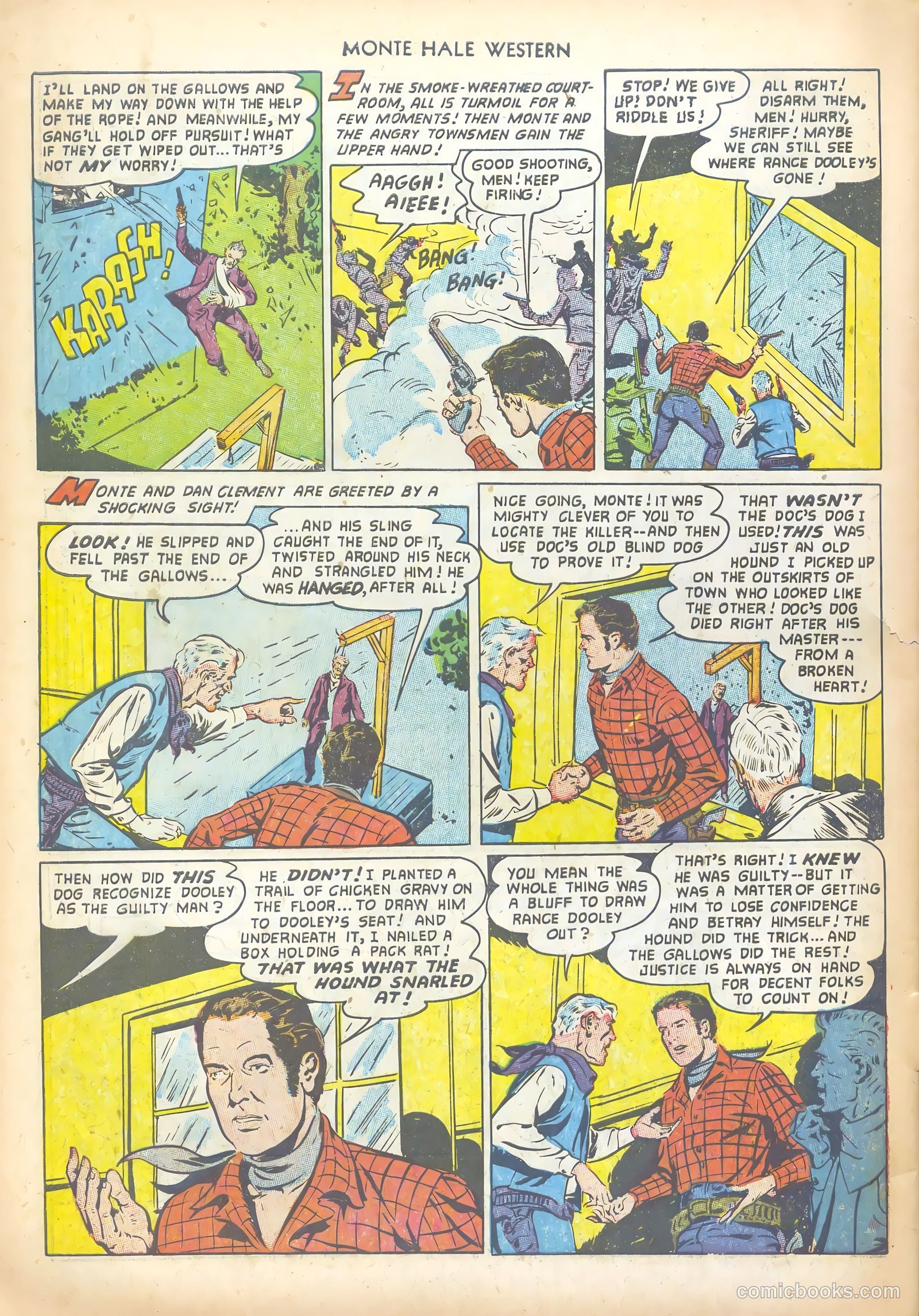 Monte Hale Western #79 (1952) — page 34 of 36