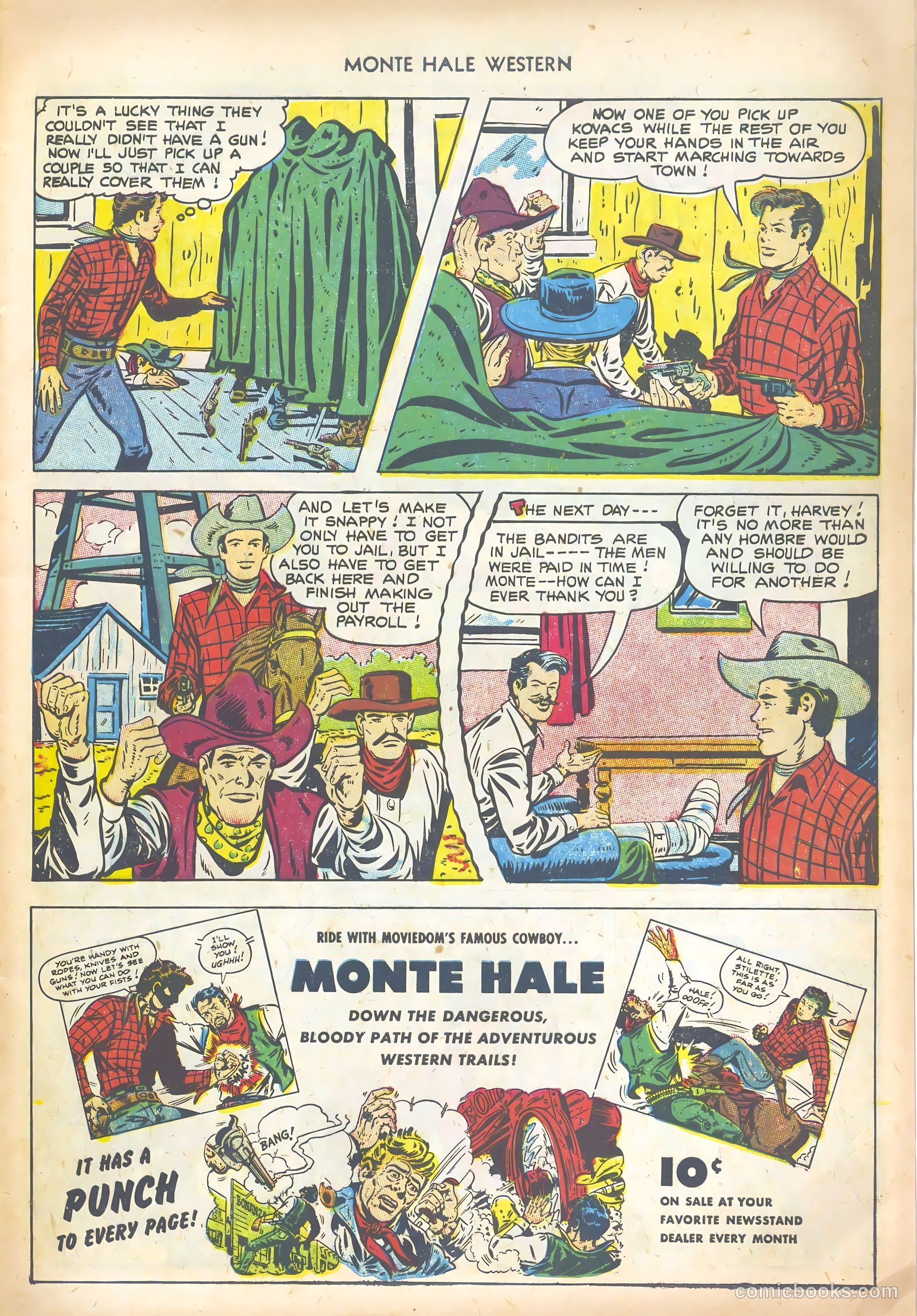 Monte Hale Western #80 (1953) — page 9 of 36