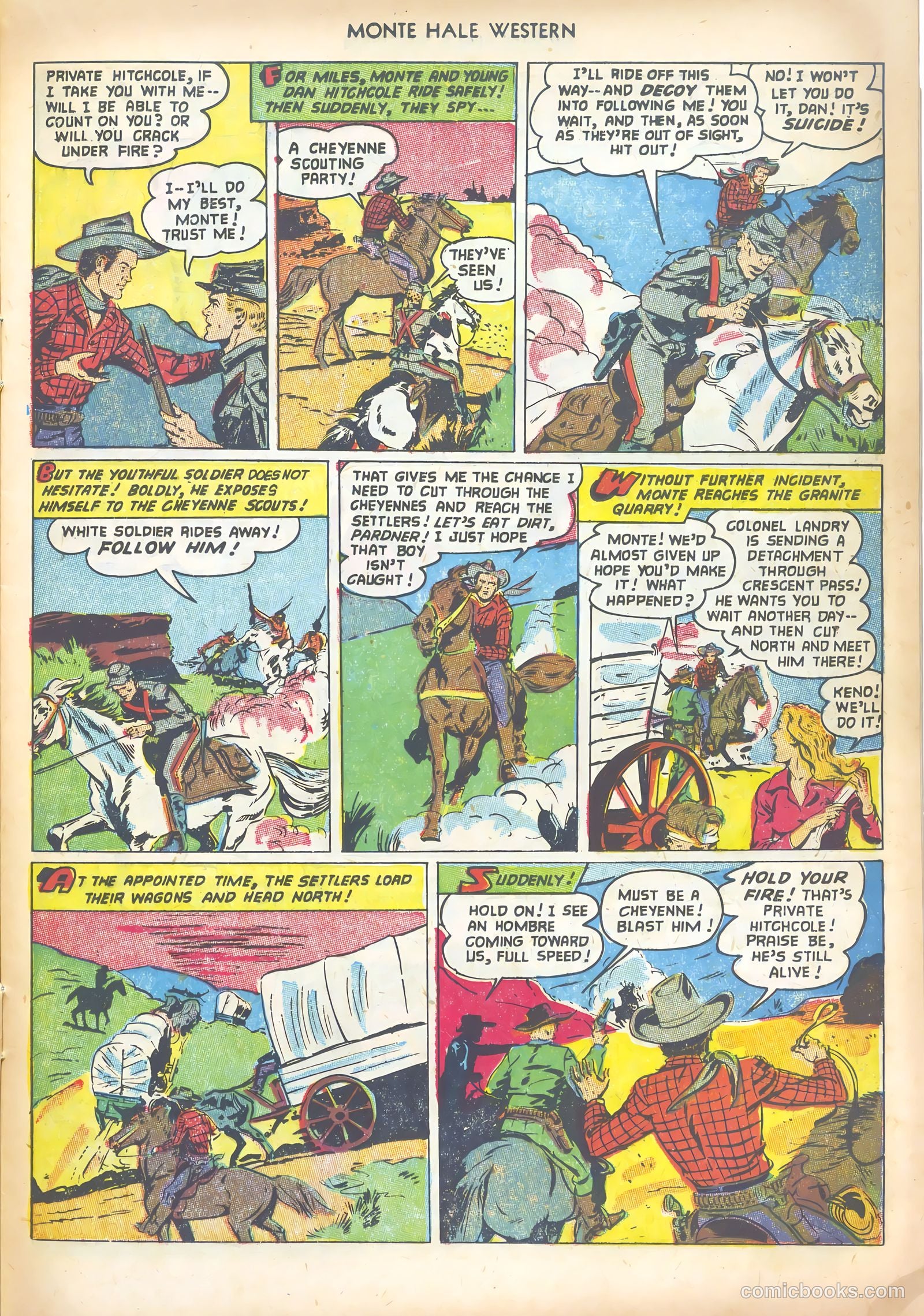 Monte Hale Western #80 (1953) — page 13 of 36