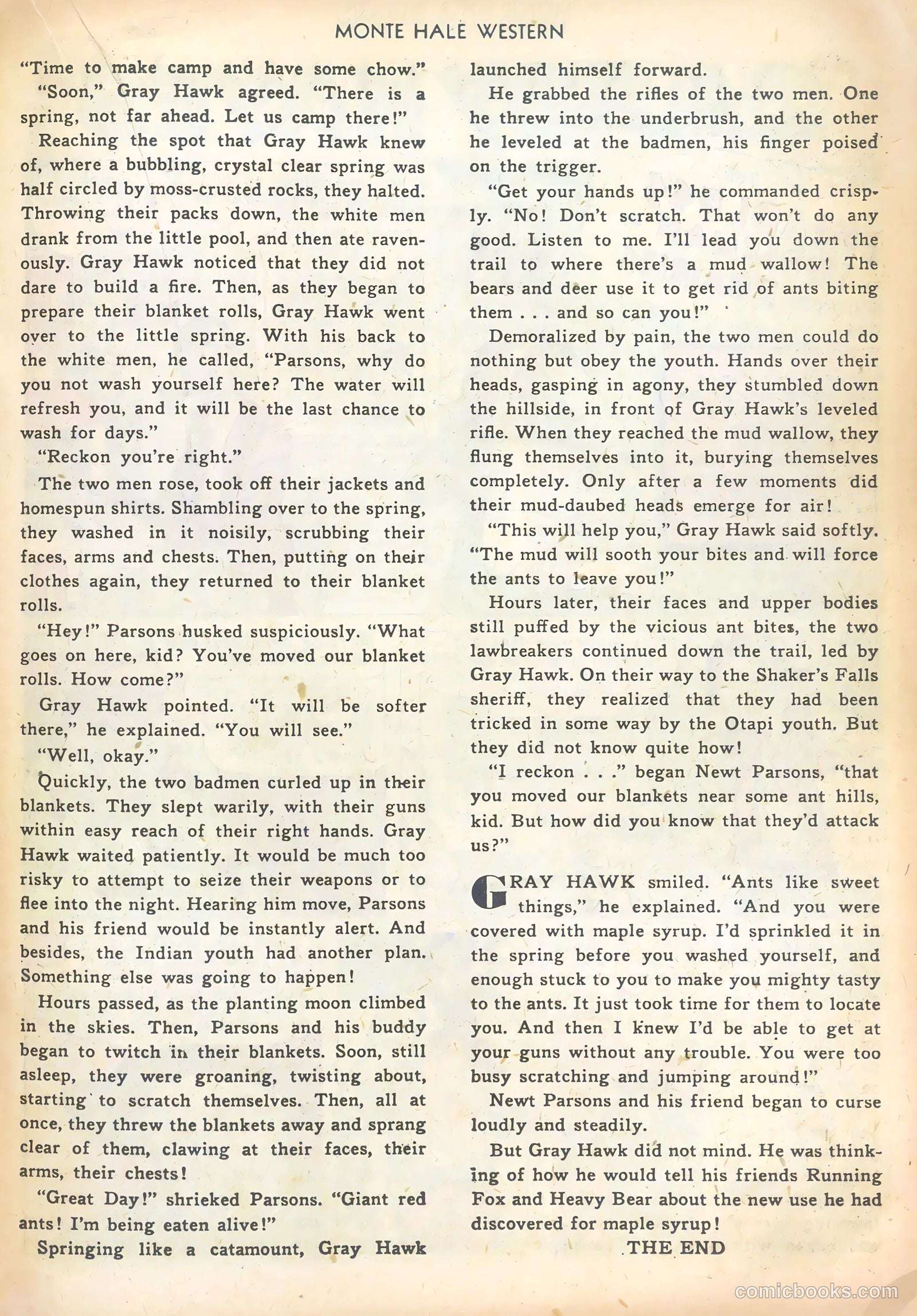 Monte Hale Western #80 (1953) — page 17 of 36
