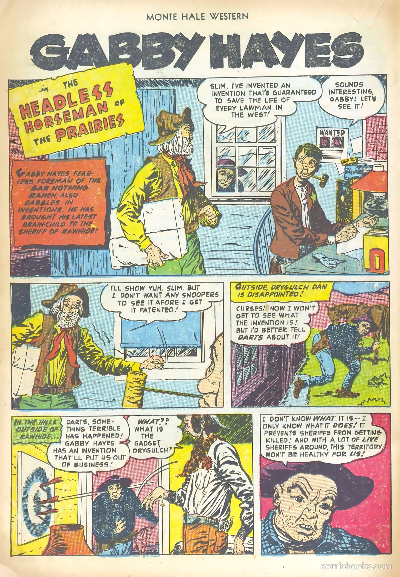 Monte Hale Western #80 (1953) — page 18 of 36