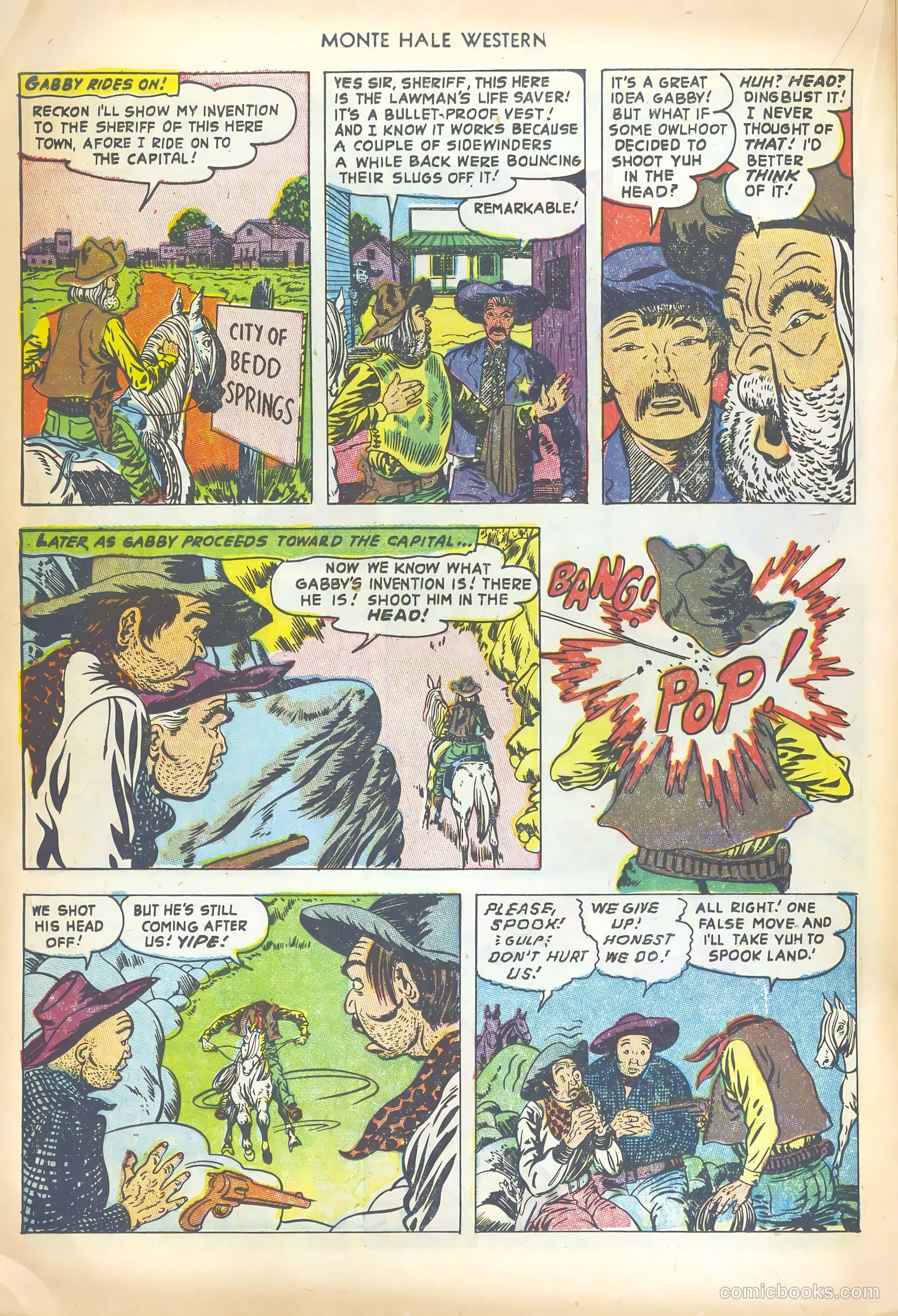 Monte Hale Western #80 (1953) — page 20 of 36