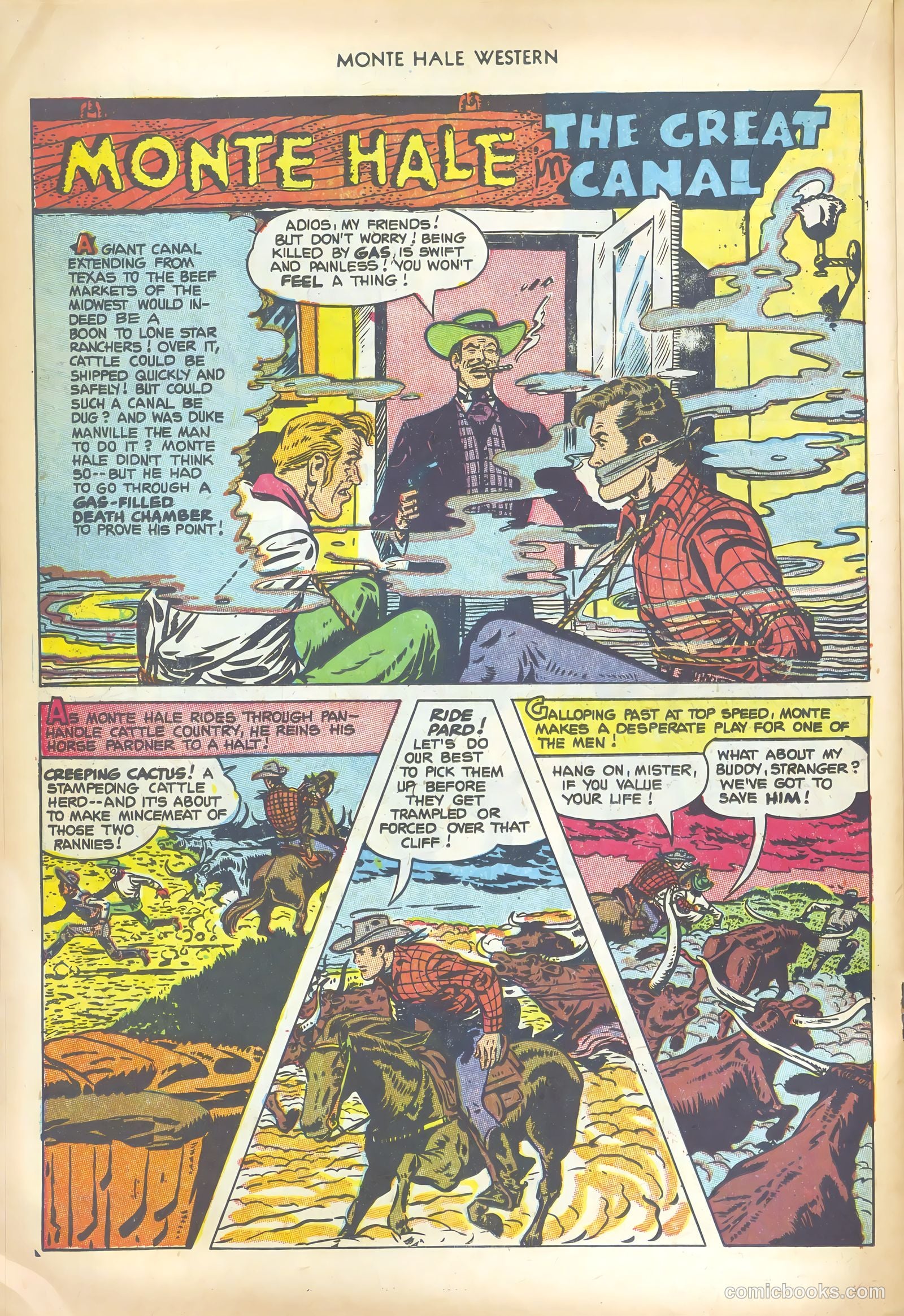 Monte Hale Western #80 (1953) — page 22 of 36