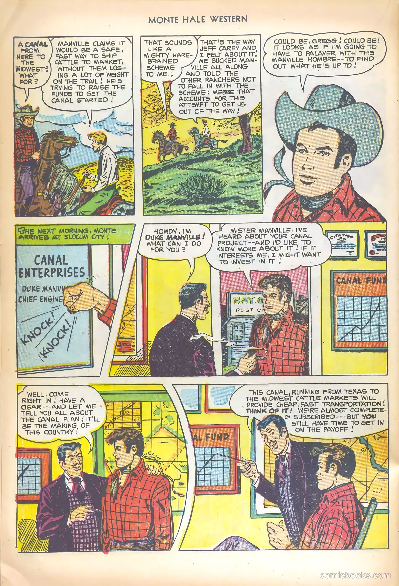 Monte Hale Western #80 (1953) — page 24 of 36