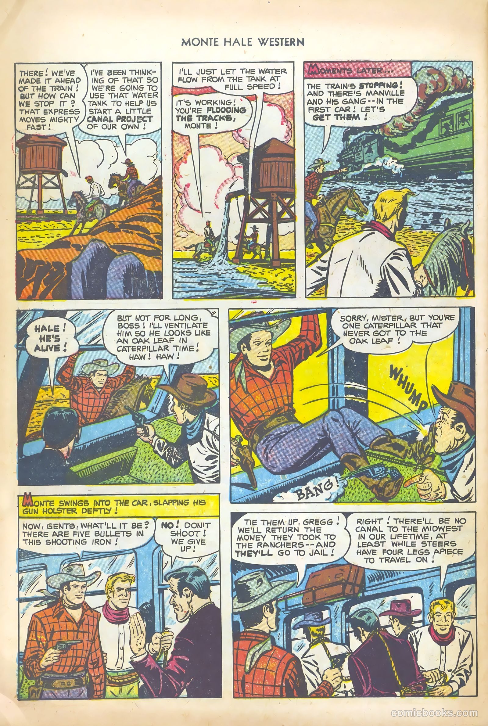 Monte Hale Western #80 (1953) — page 28 of 36