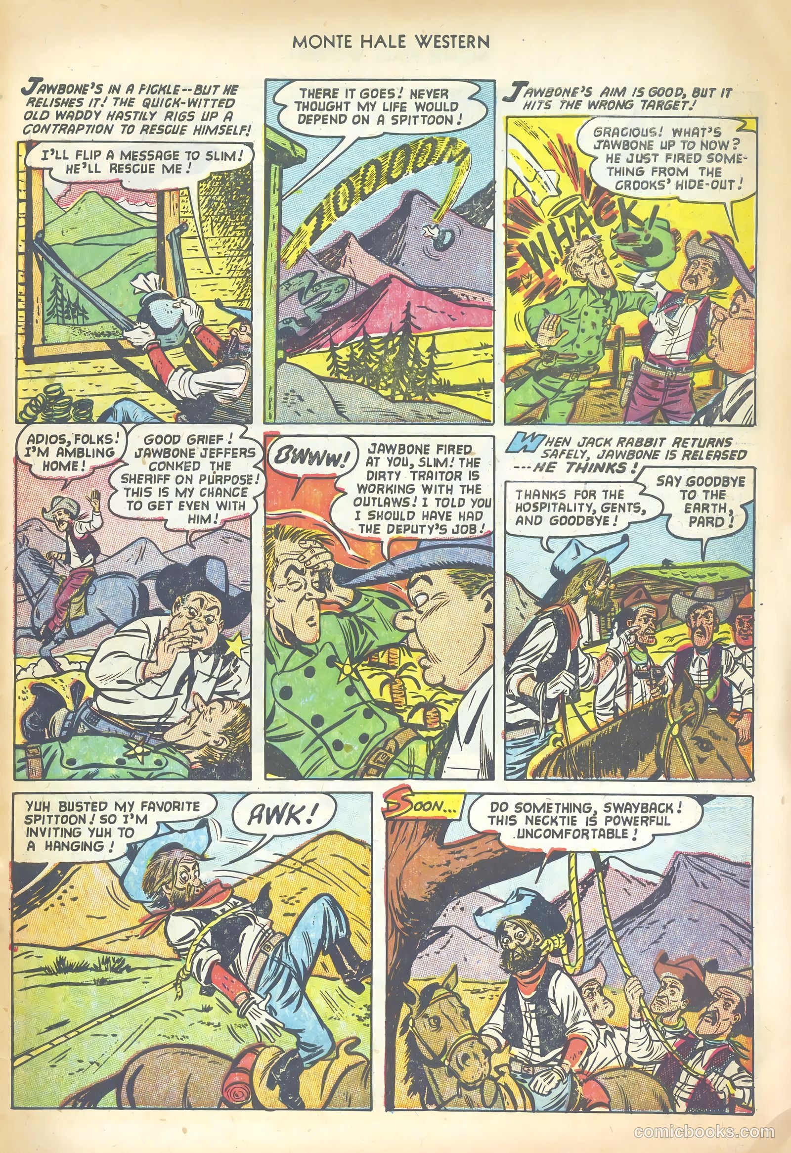Monte Hale Western #80 (1953) — page 31 of 36