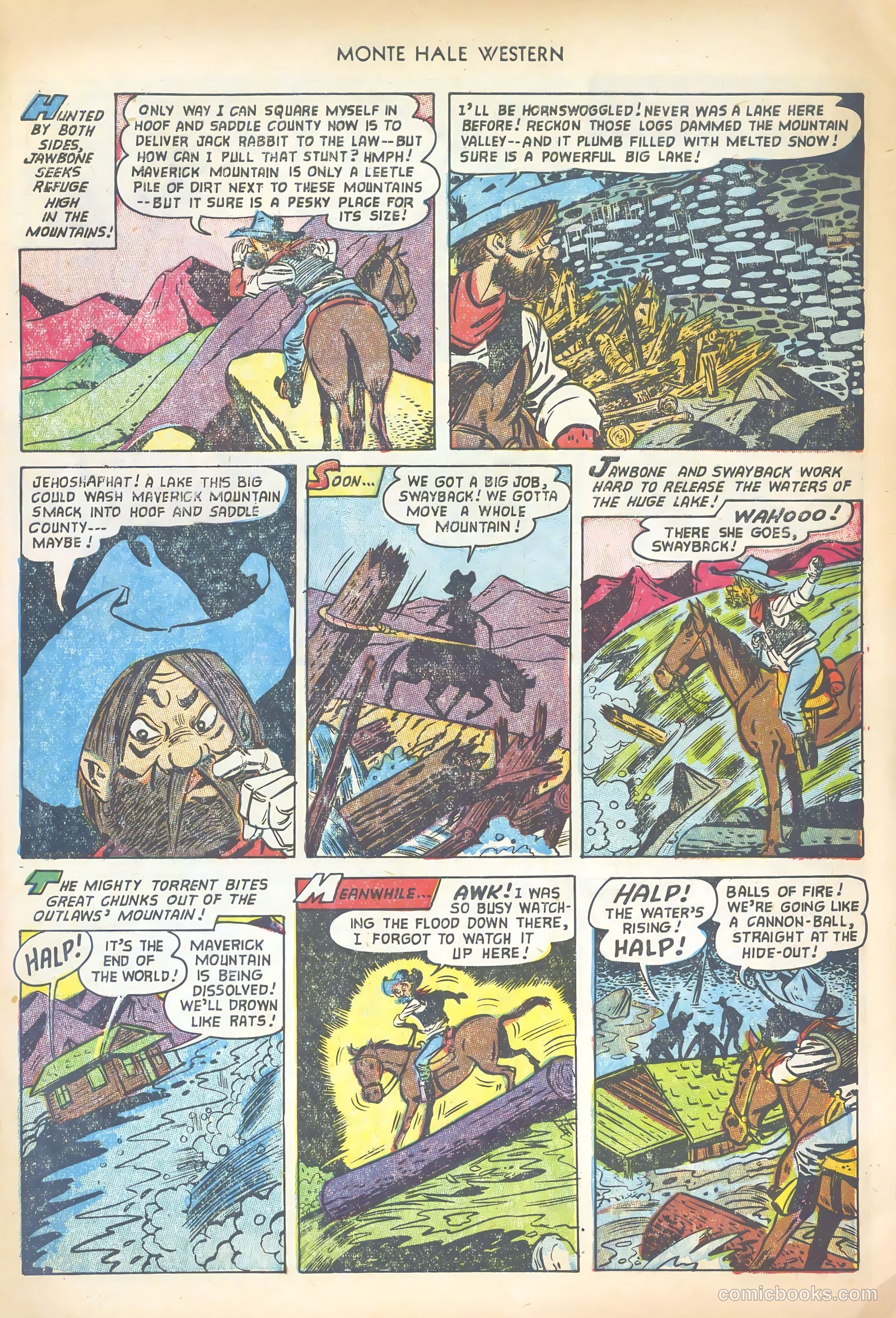 Monte Hale Western #80 (1953) — page 33 of 36
