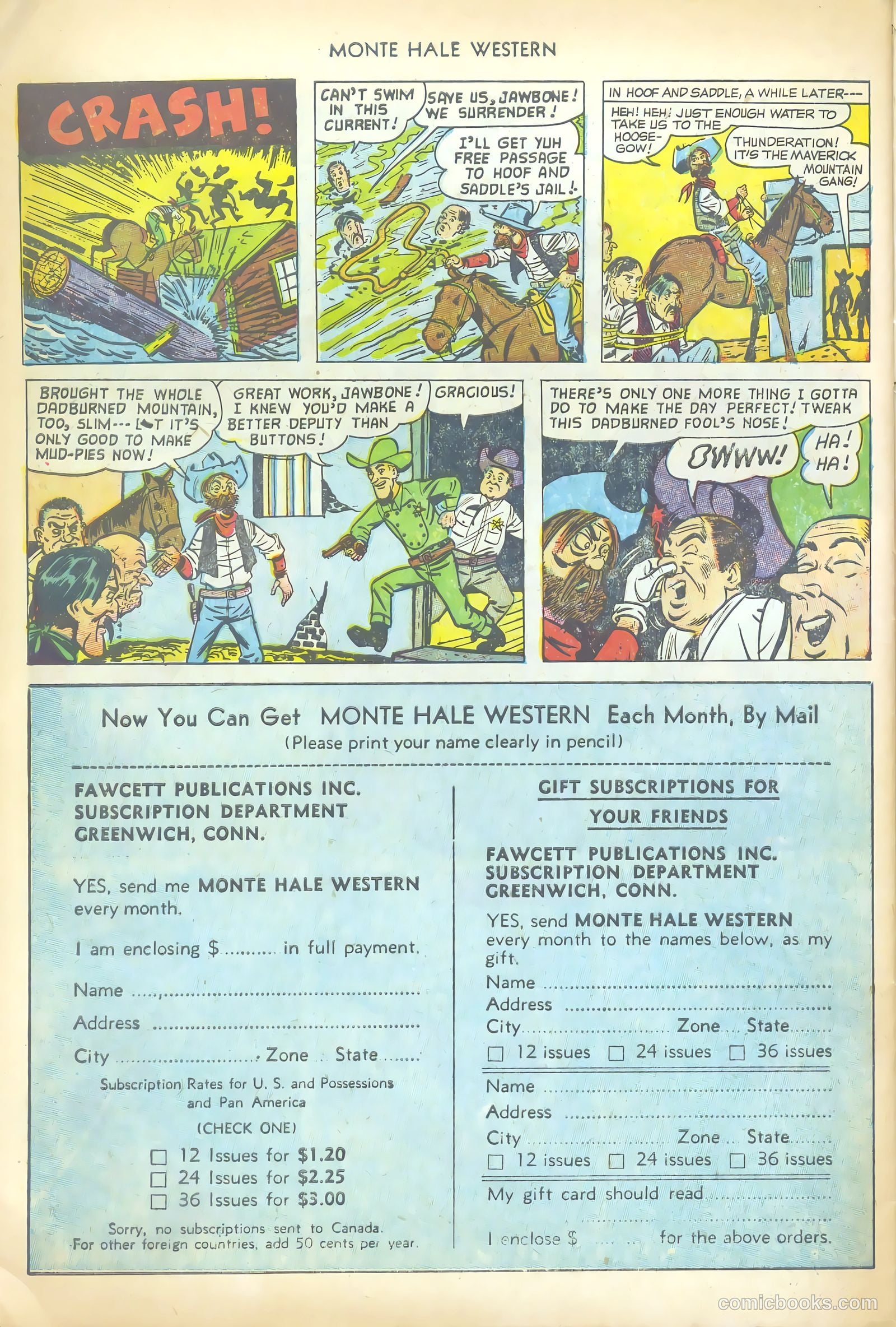 Monte Hale Western #80 (1953) — page 34 of 36
