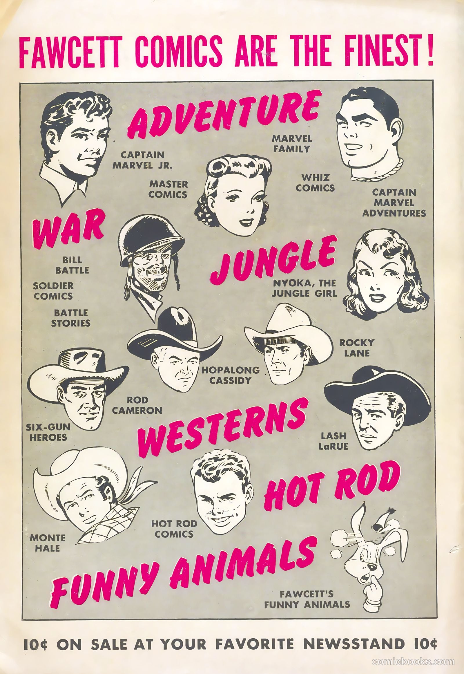 Monte Hale Western #80 (1953) — page 36 of 36