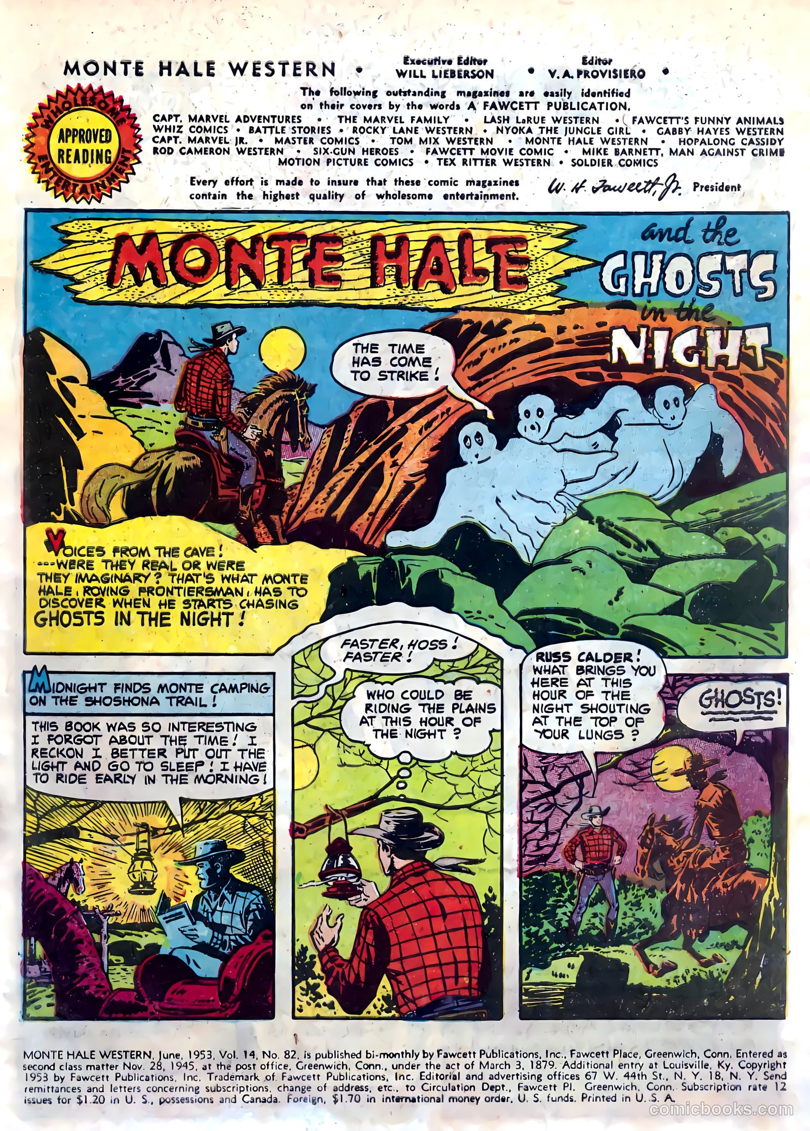 Monte Hale Western #82 (1953) — page 3 of 36