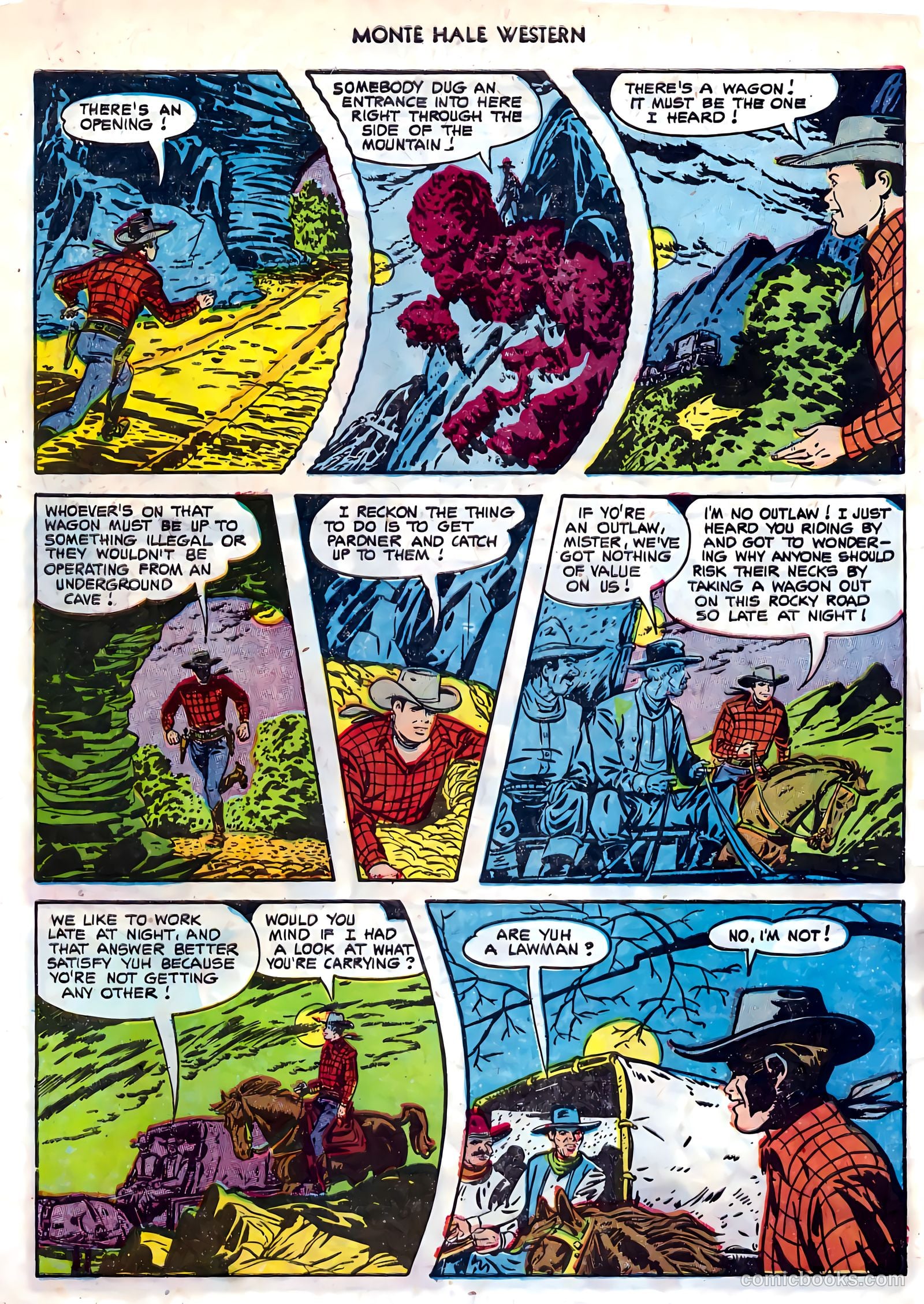 Monte Hale Western #82 (1953) — page 6 of 36
