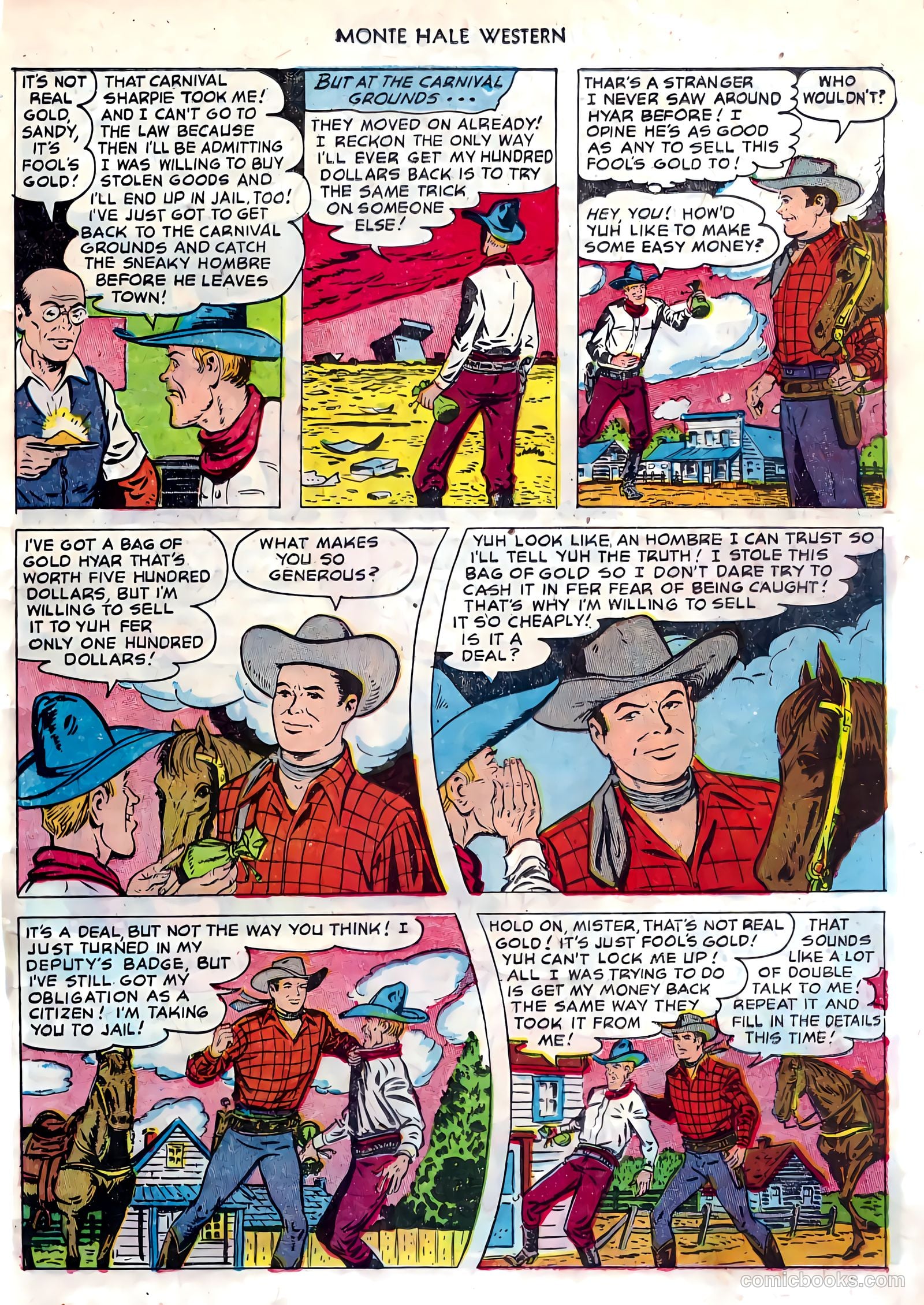Monte Hale Western #82 (1953) — page 11 of 36