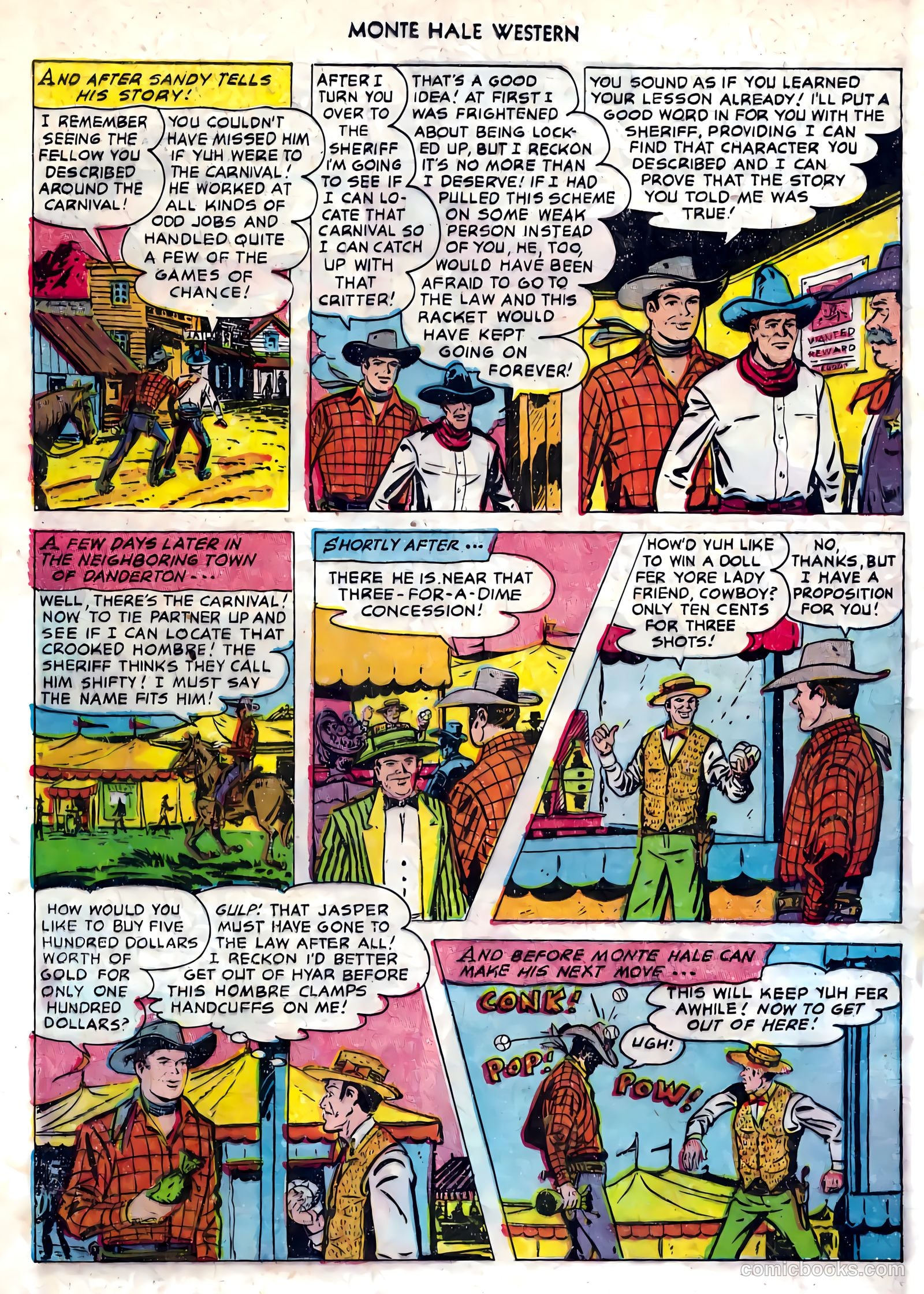 Monte Hale Western #82 (1953) — page 12 of 36