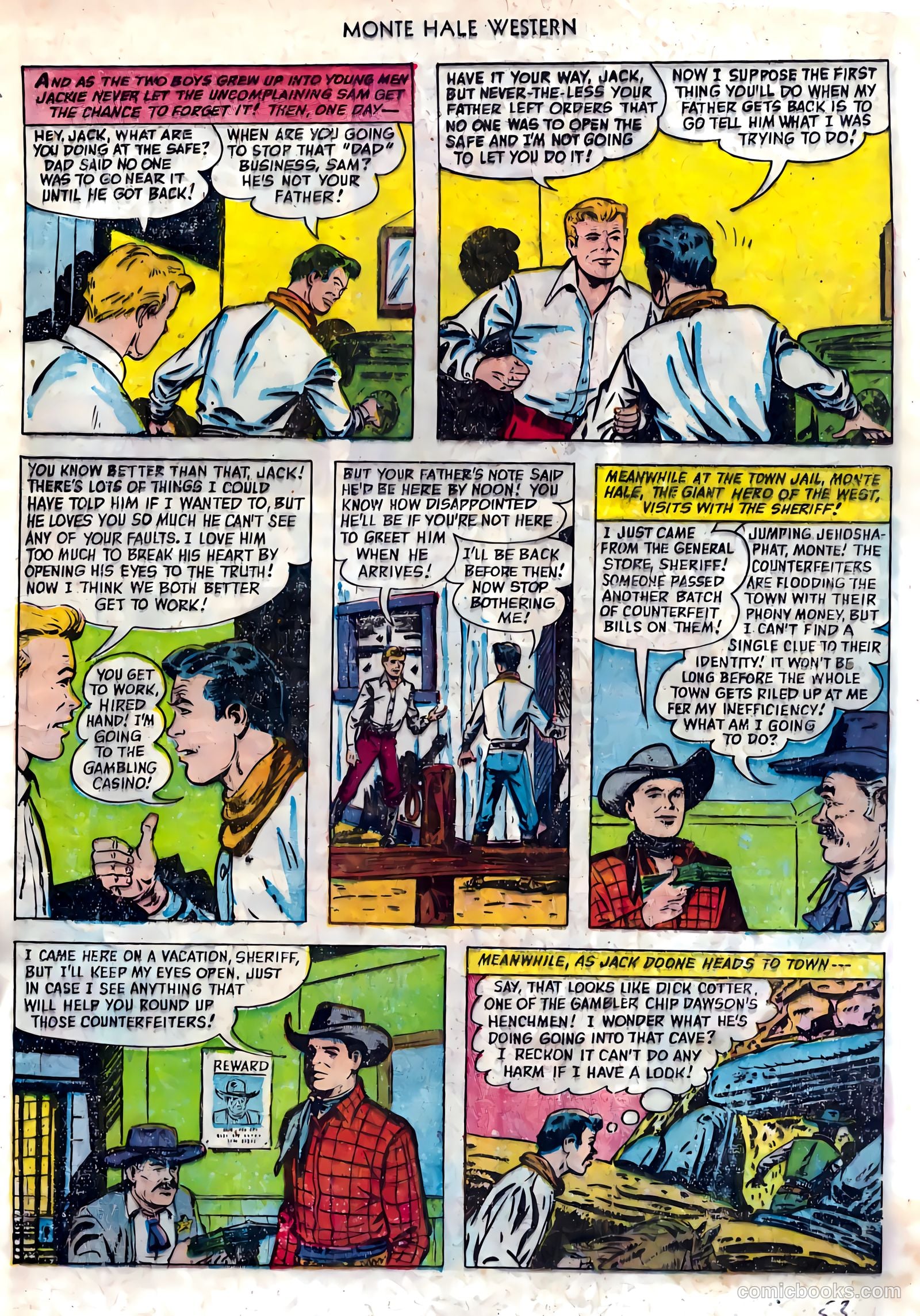 Monte Hale Western #82 (1953) — page 17 of 36