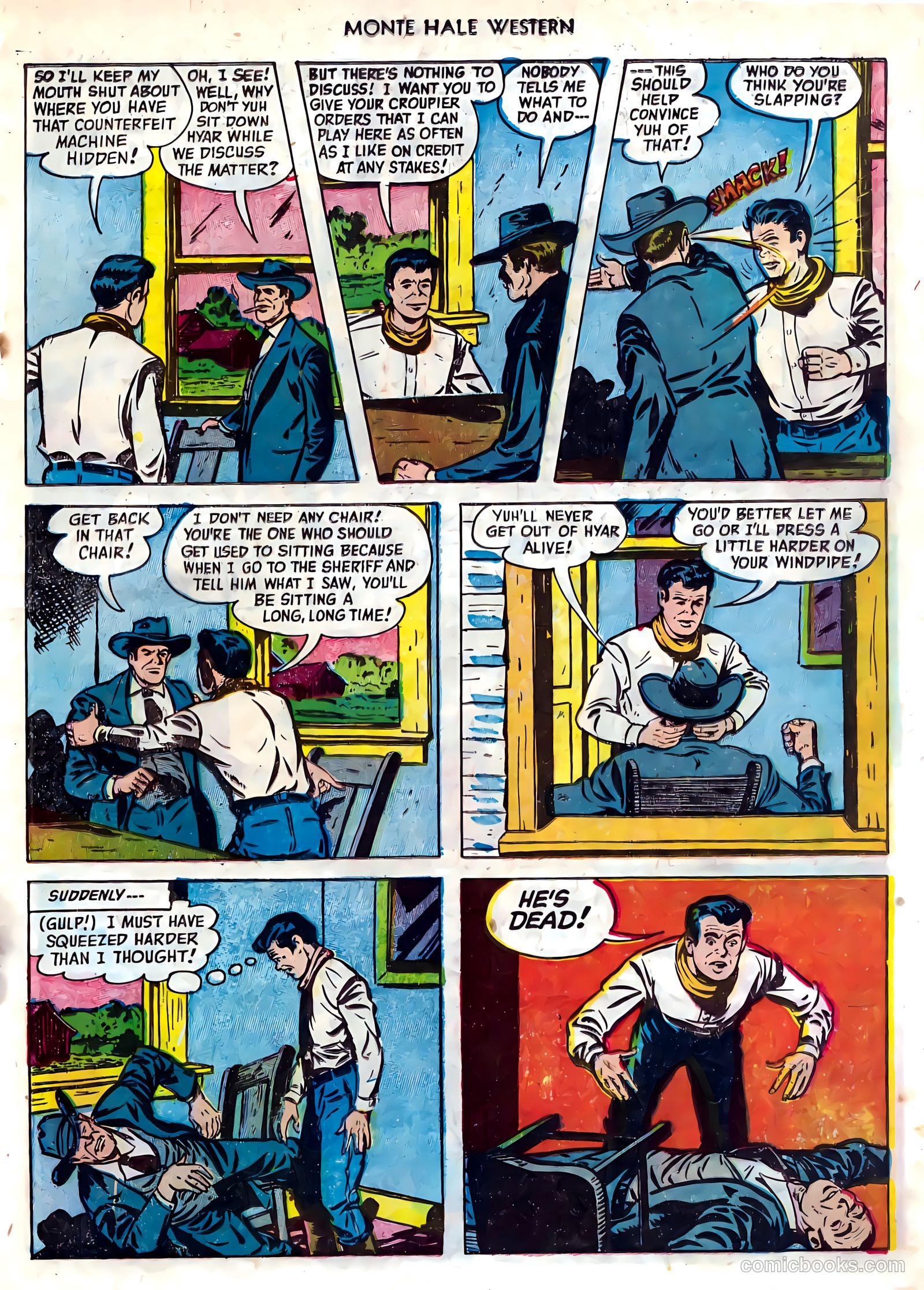 Monte Hale Western #82 (1953) — page 19 of 36