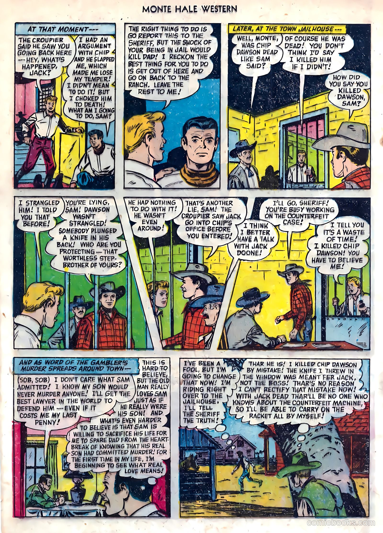 Monte Hale Western #82 (1953) — page 20 of 36