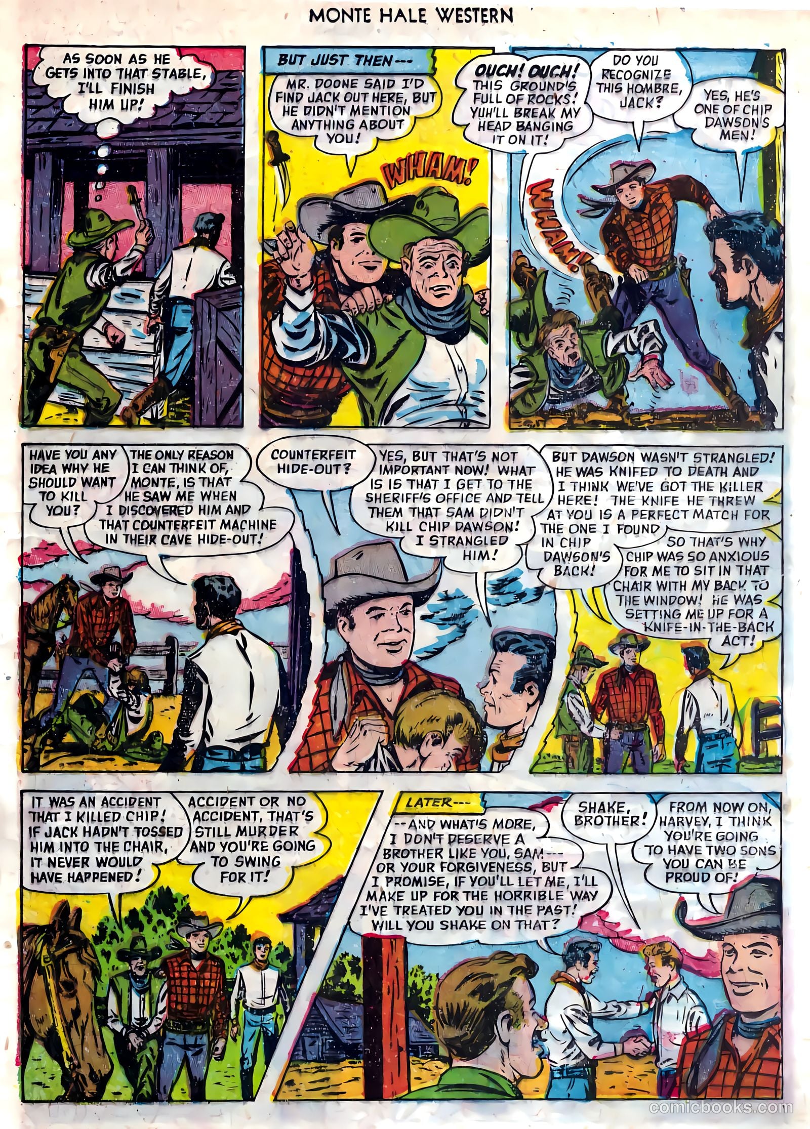 Monte Hale Western #82 (1953) — page 21 of 36