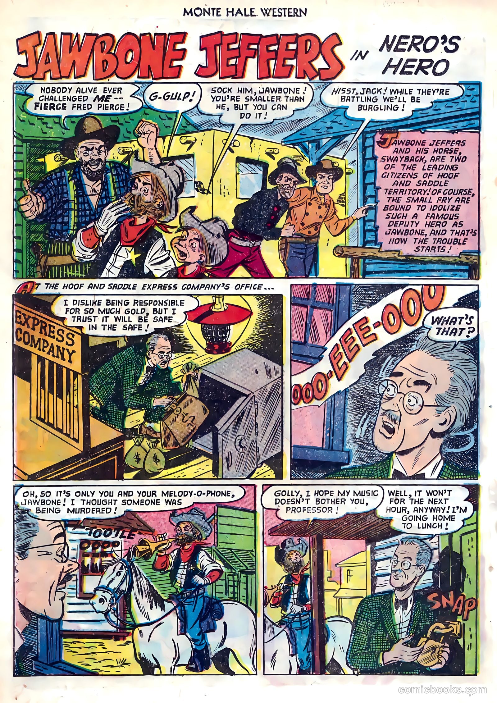 Monte Hale Western #82 (1953) — page 22 of 36