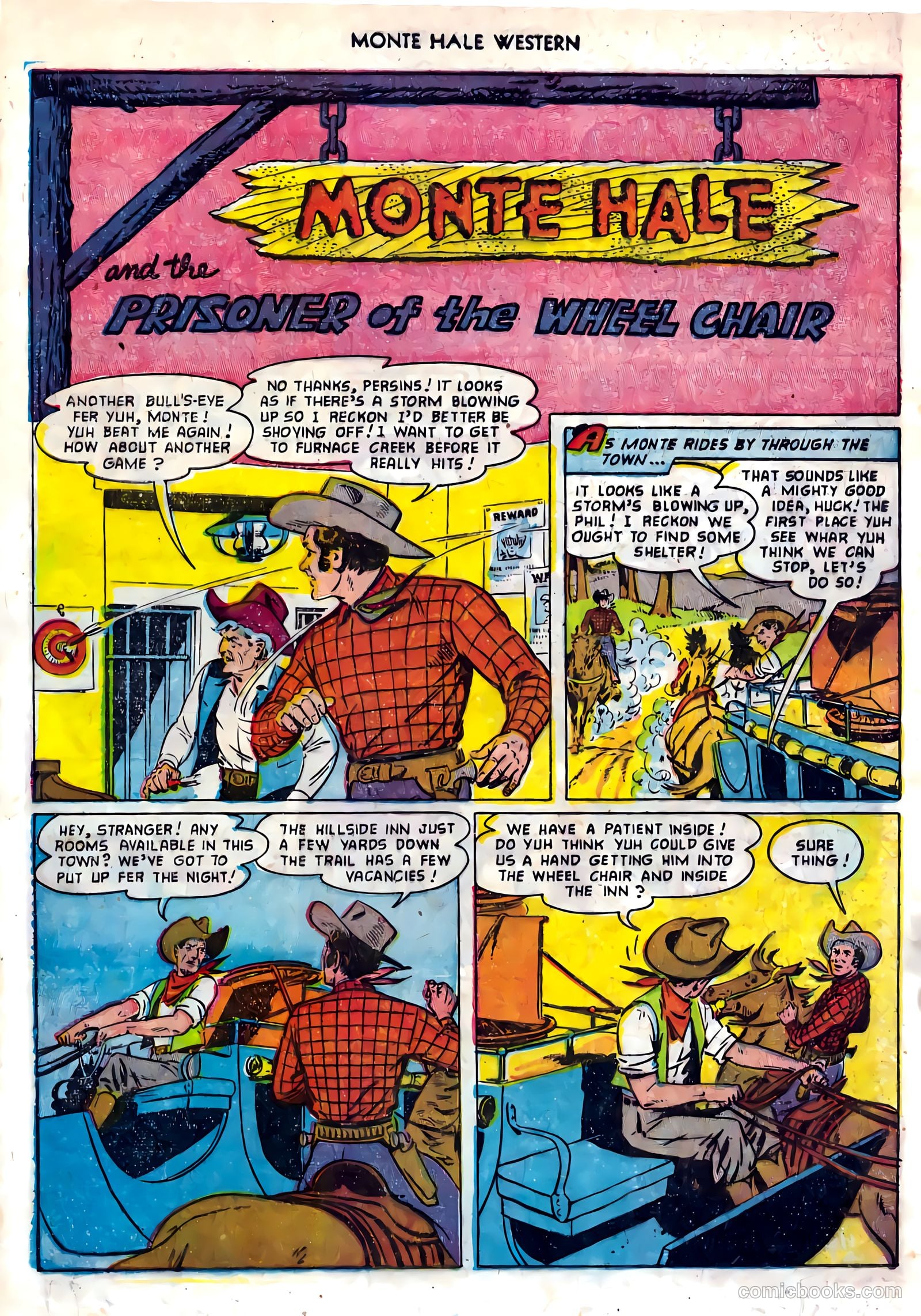 Monte Hale Western #82 (1953) — page 28 of 36