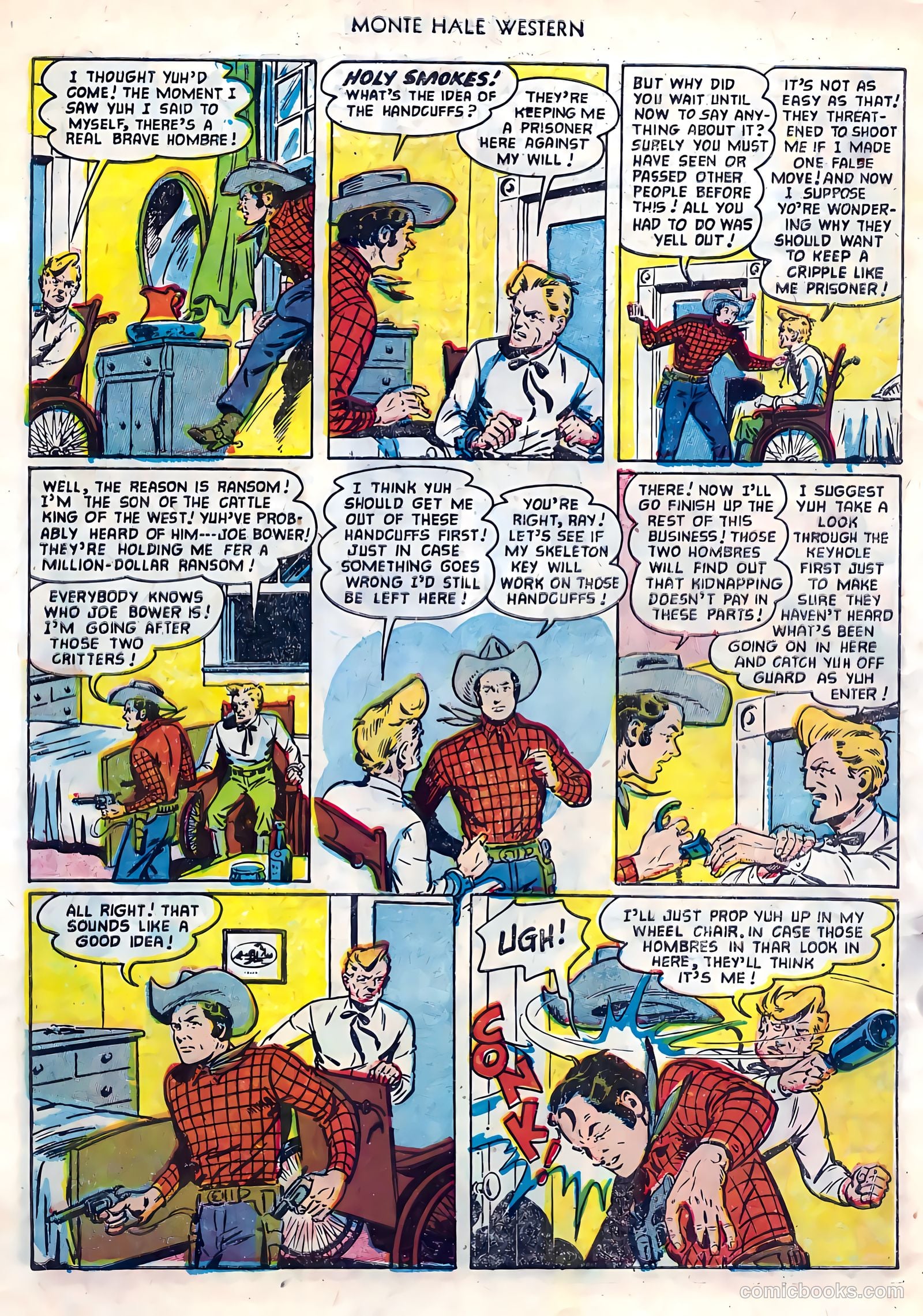 Monte Hale Western #82 (1953) — page 30 of 36