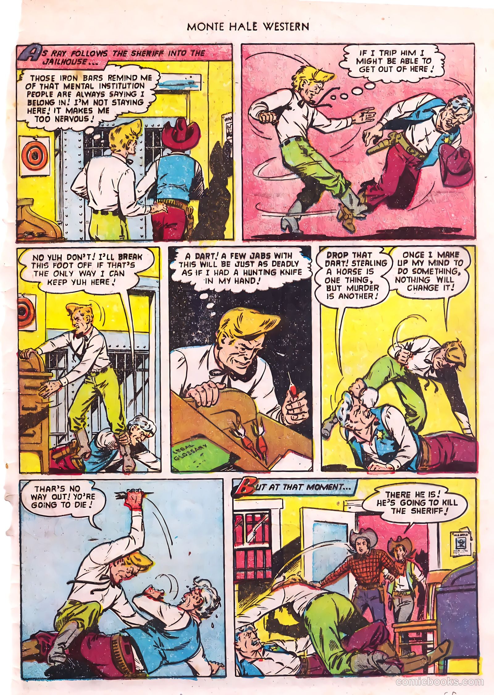 Monte Hale Western #82 (1953) — page 33 of 36