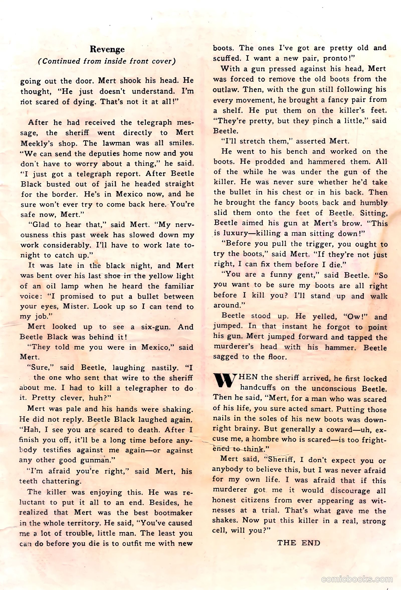 Monte Hale Western #82 (1953) — page 35 of 36