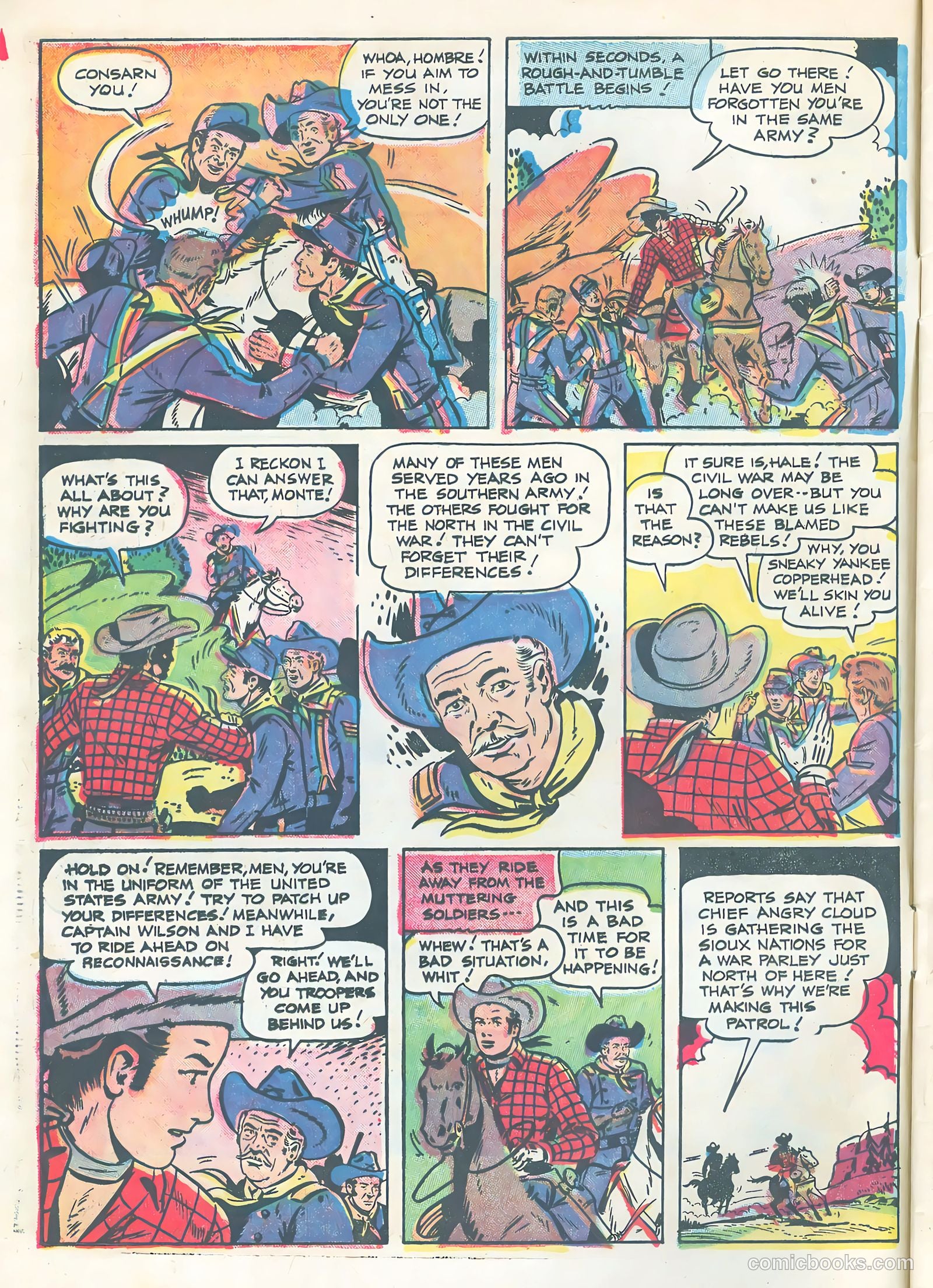 Monte Hale Western #83 (1955) — page 4 of 36