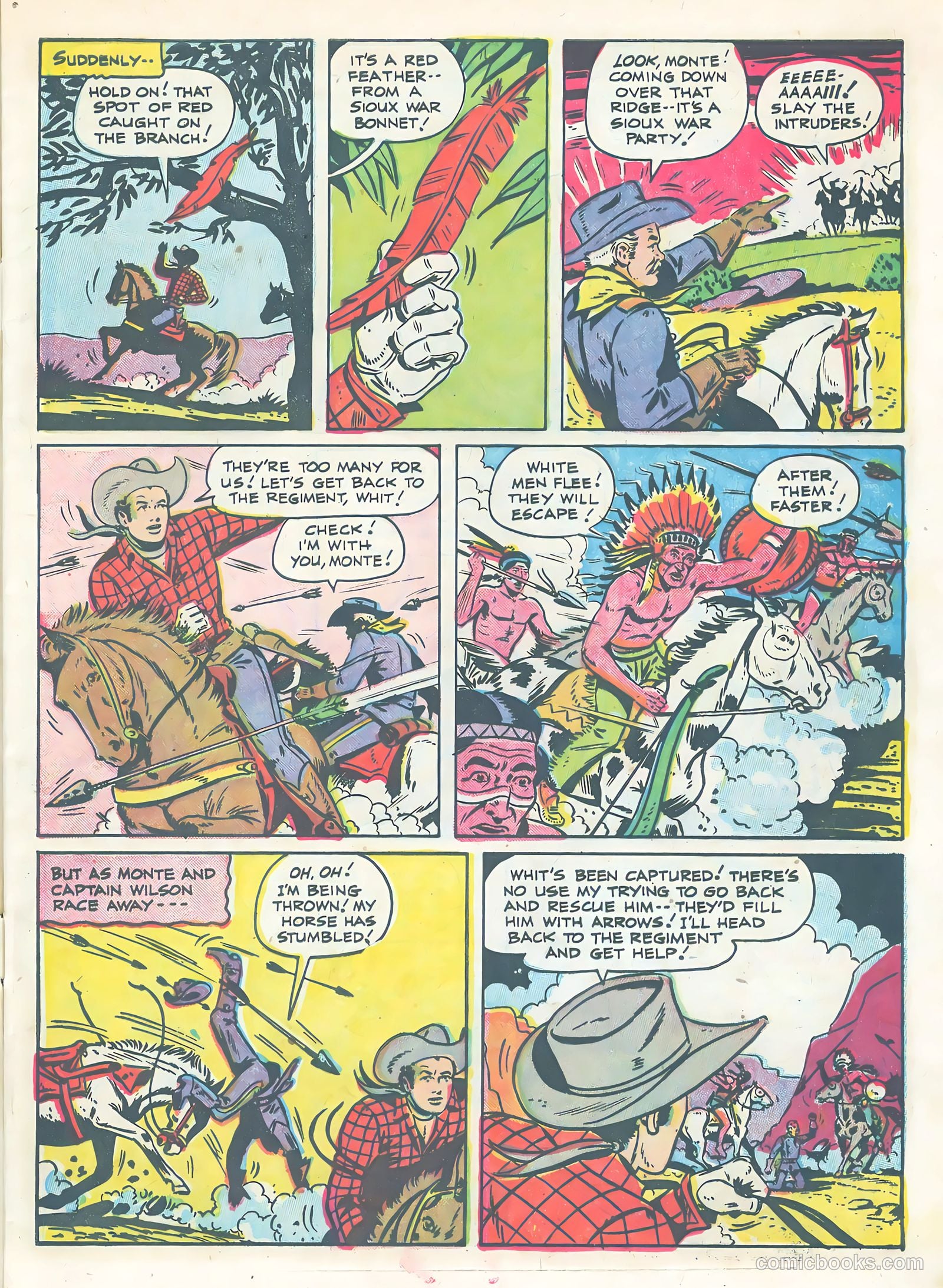 Monte Hale Western #83 (1955) — page 5 of 36