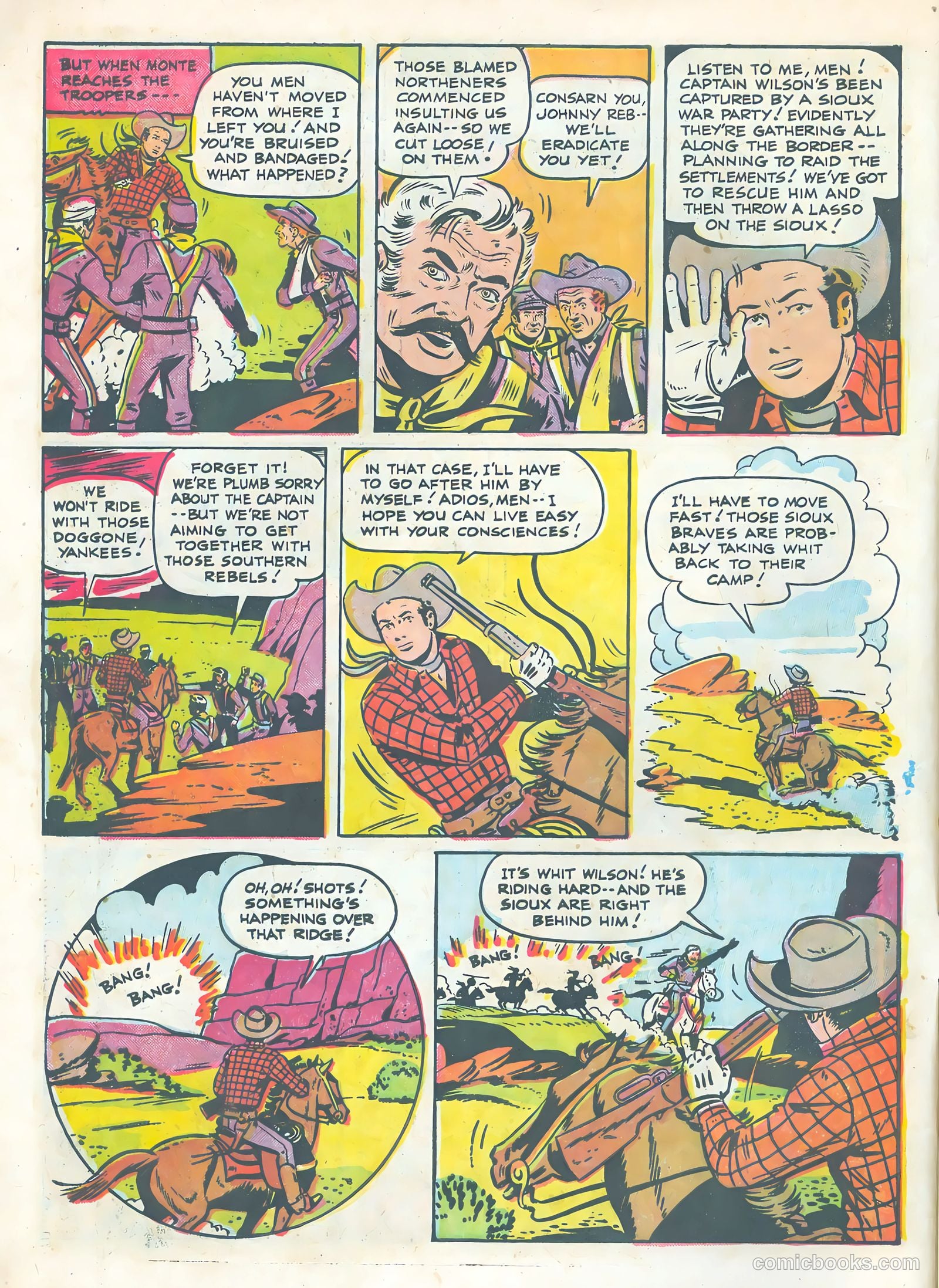 Monte Hale Western #83 (1955) — page 6 of 36