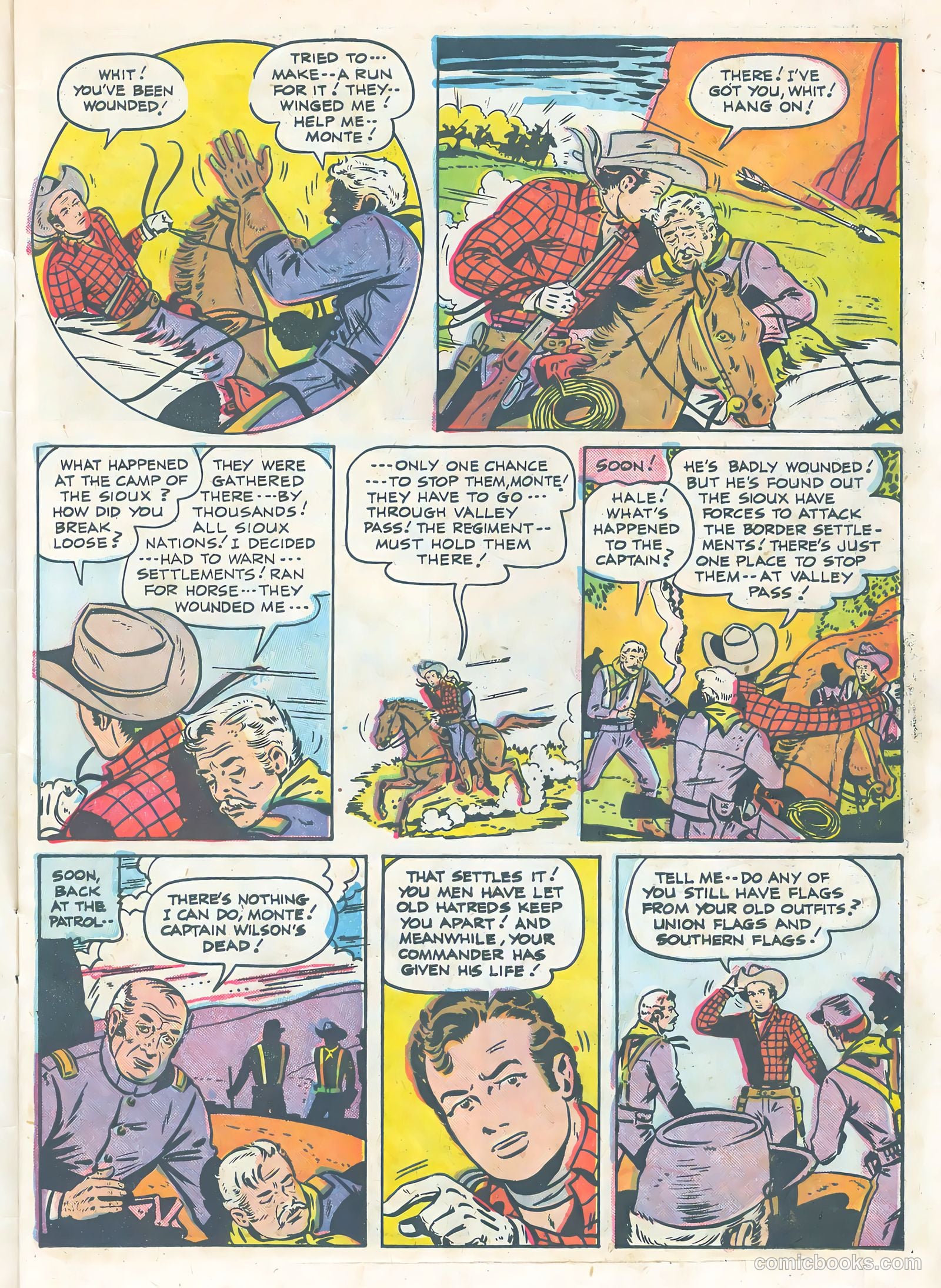 Monte Hale Western #83 (1955) — page 7 of 36
