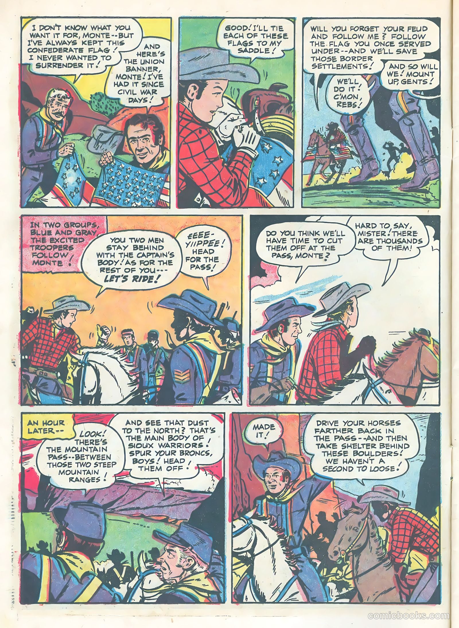 Monte Hale Western #83 (1955) — page 8 of 36
