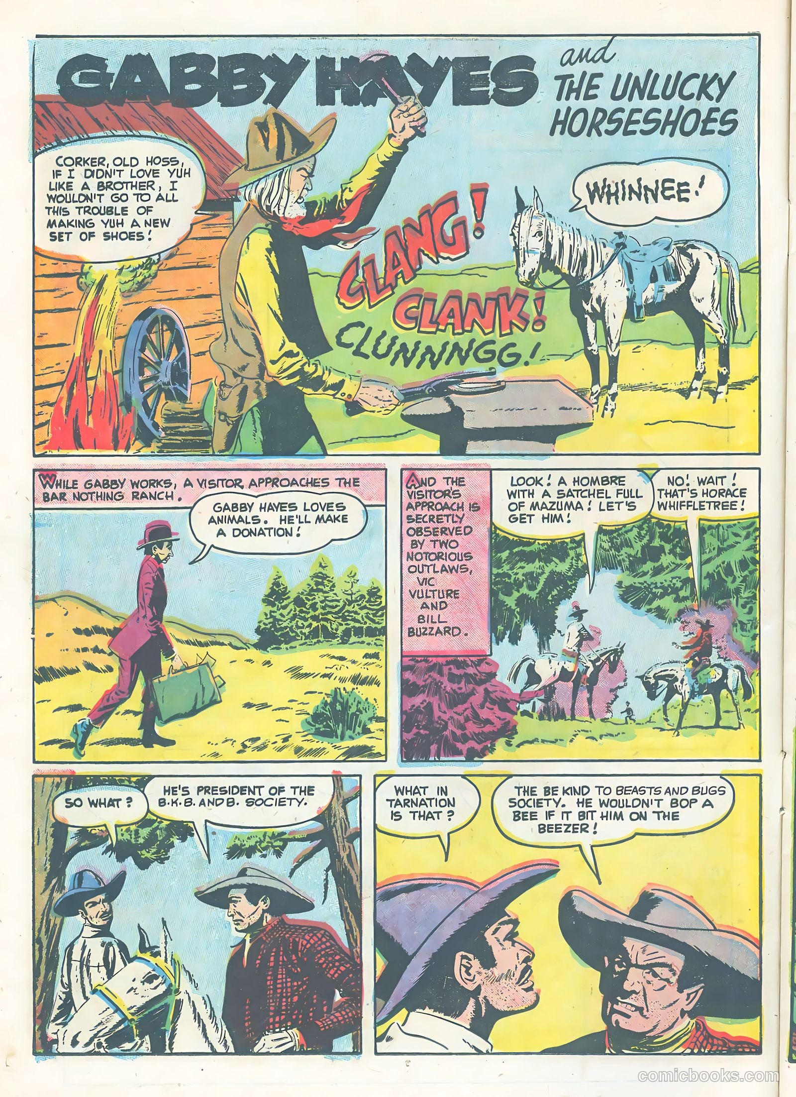 Monte Hale Western #83 (1955) — page 12 of 36
