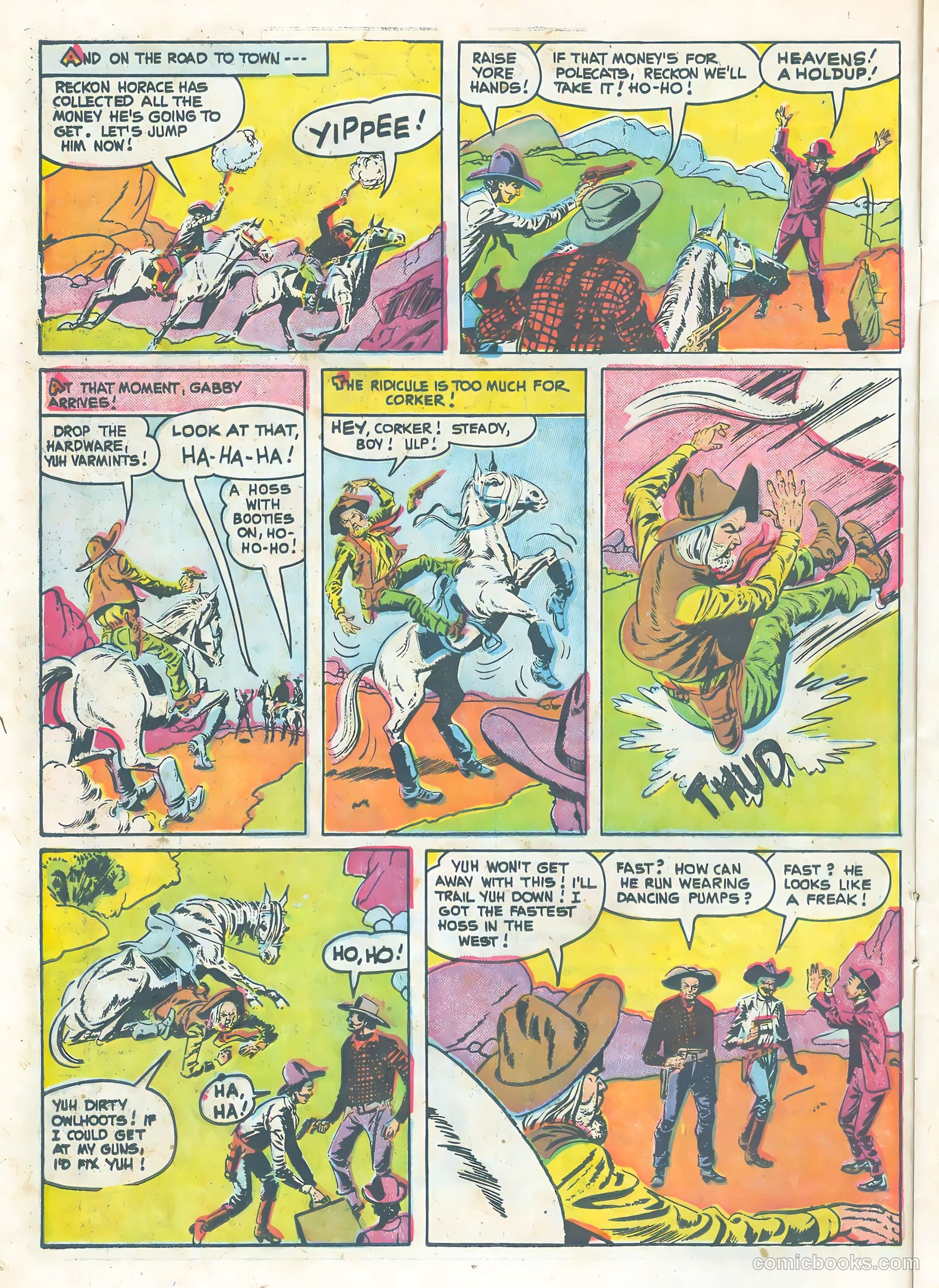 Monte Hale Western #83 (1955) — page 14 of 36