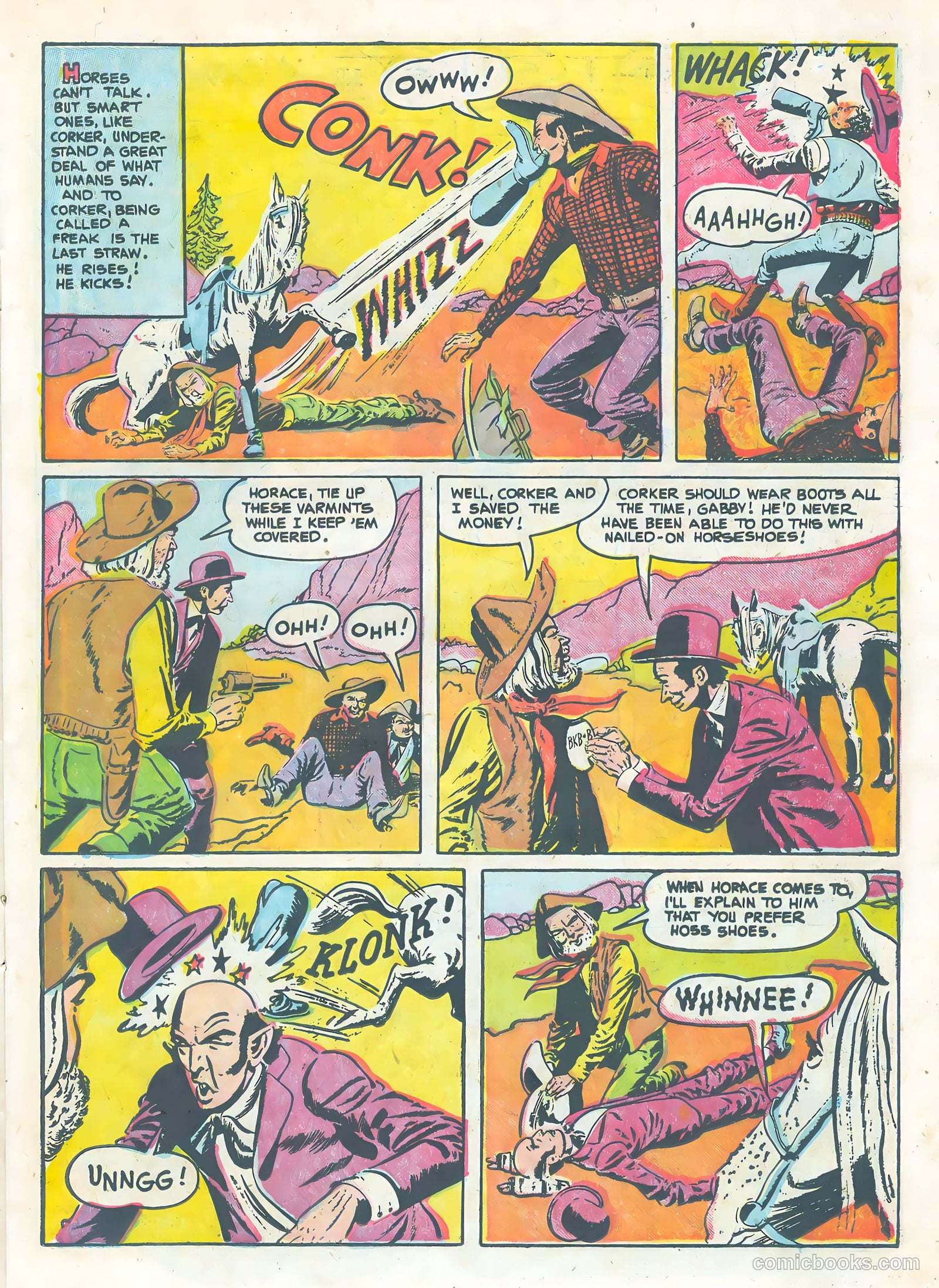 Monte Hale Western #83 (1955) — page 15 of 36