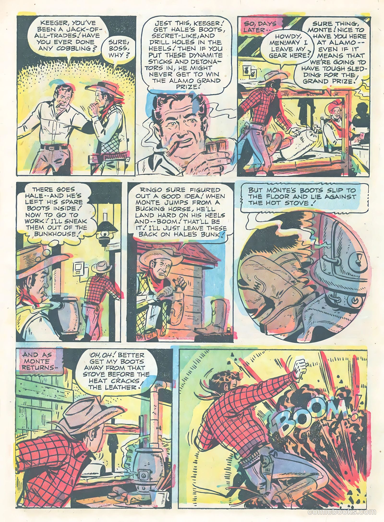 Monte Hale Western #83 (1955) — page 20 of 36