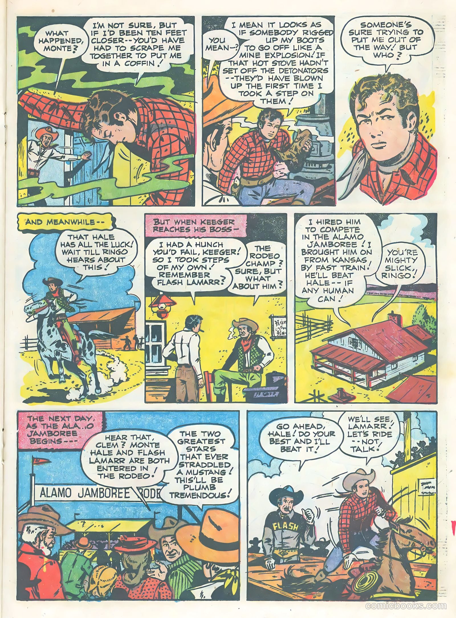 Monte Hale Western #83 (1955) — page 21 of 36