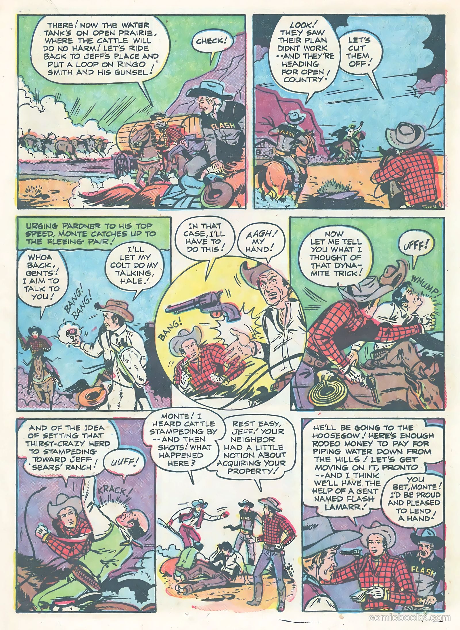 Monte Hale Western #83 (1955) — page 24 of 36