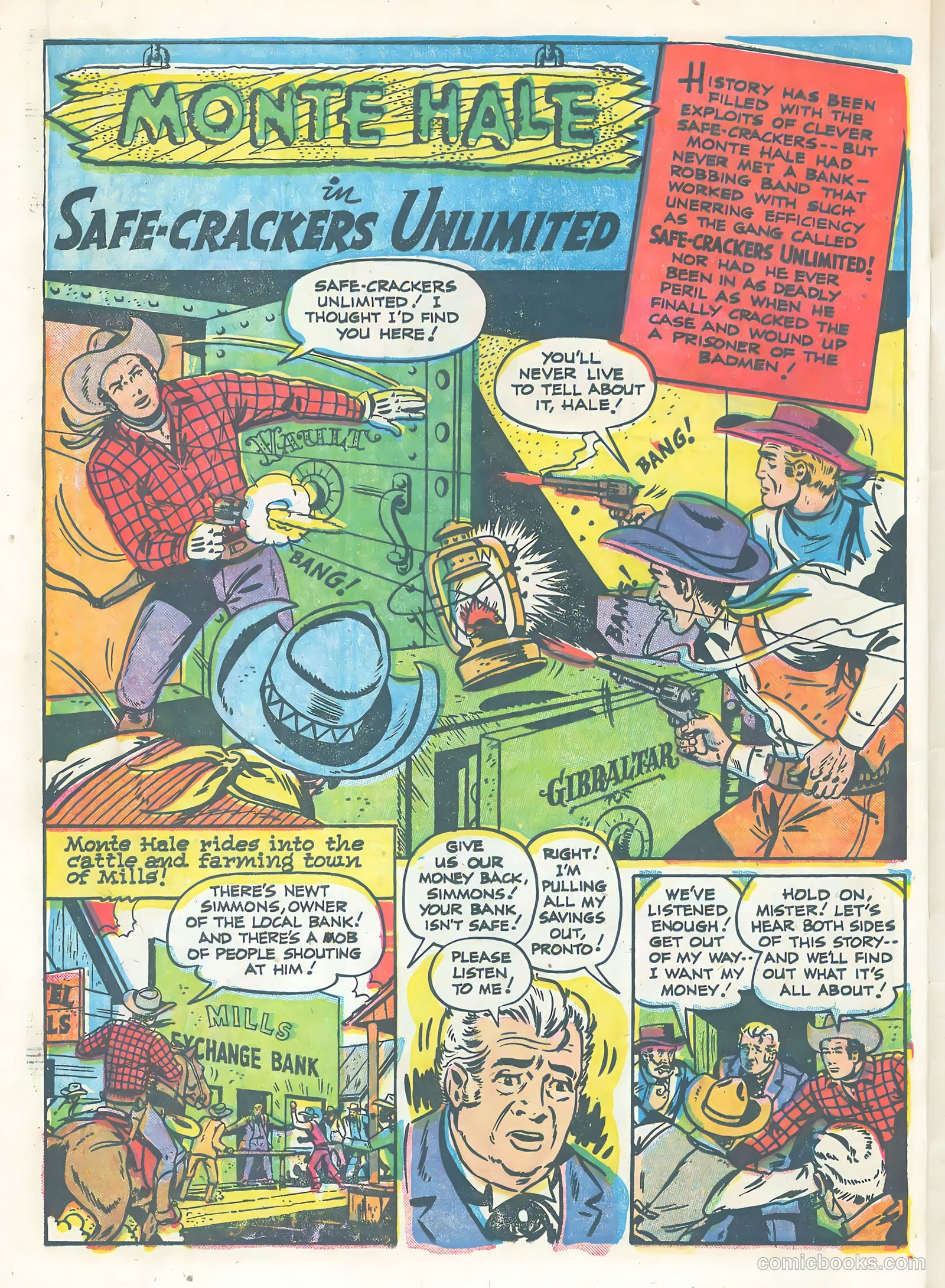 Monte Hale Western #83 (1955) — page 28 of 36