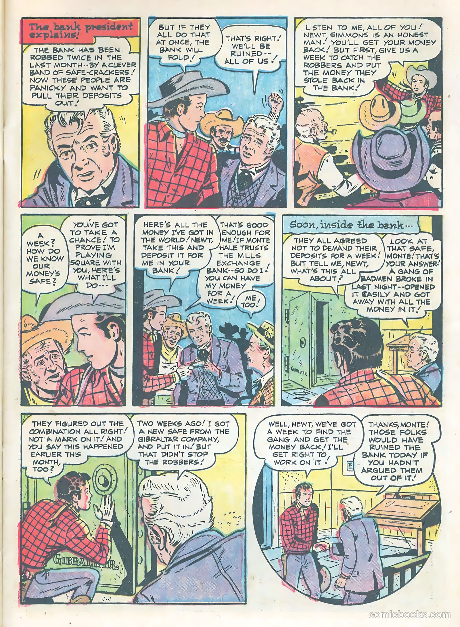 Monte Hale Western #83 (1955) — page 29 of 36