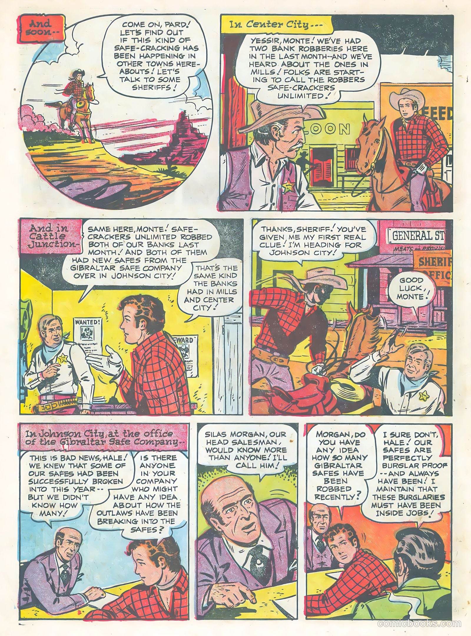 Monte Hale Western #83 (1955) — page 30 of 36