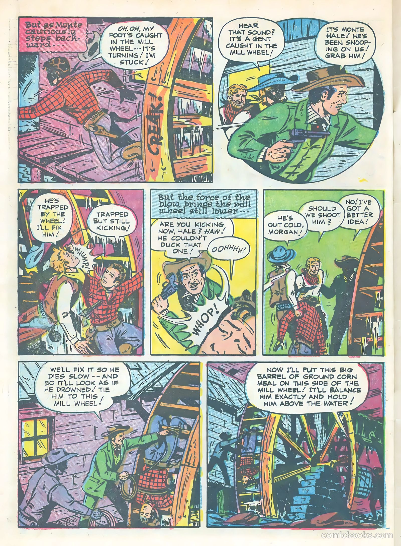 Monte Hale Western #83 (1955) — page 32 of 36
