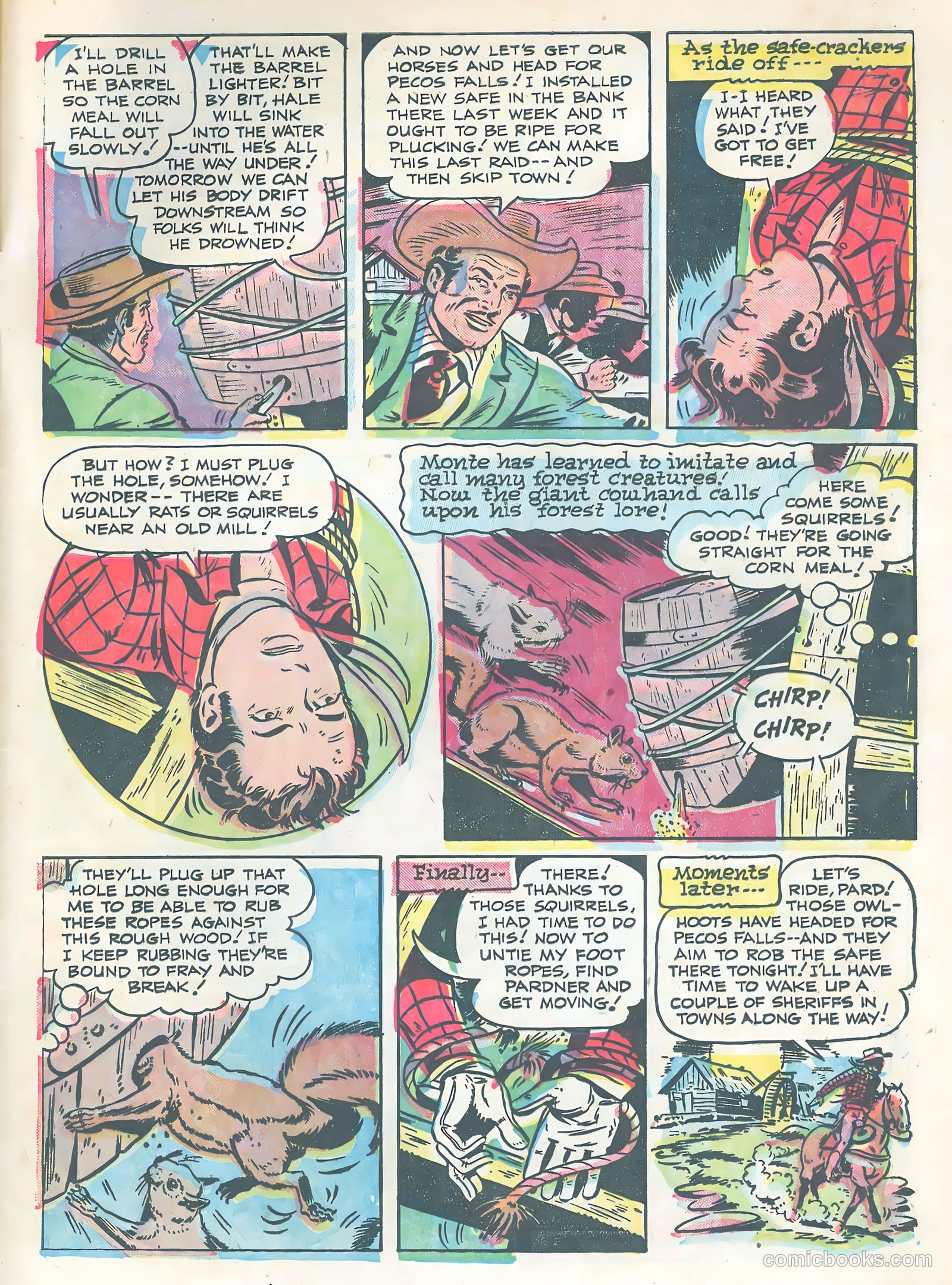 Monte Hale Western #83 (1955) — page 33 of 36