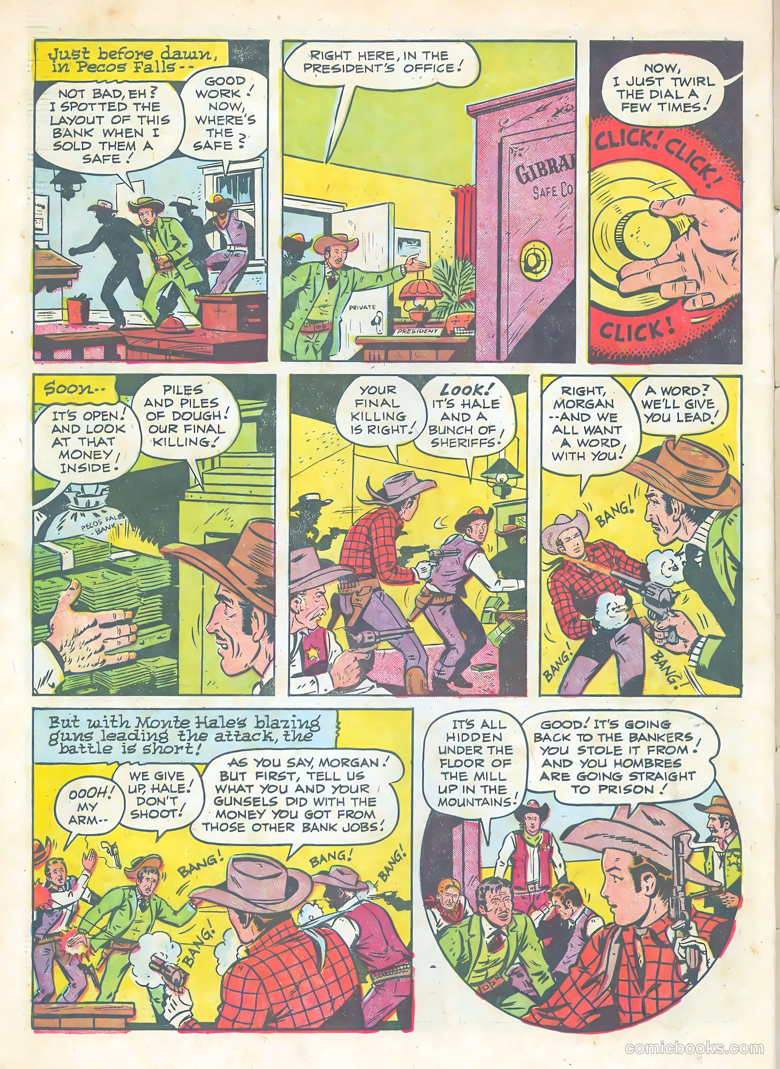 Monte Hale Western #83 (1955) — page 34 of 36
