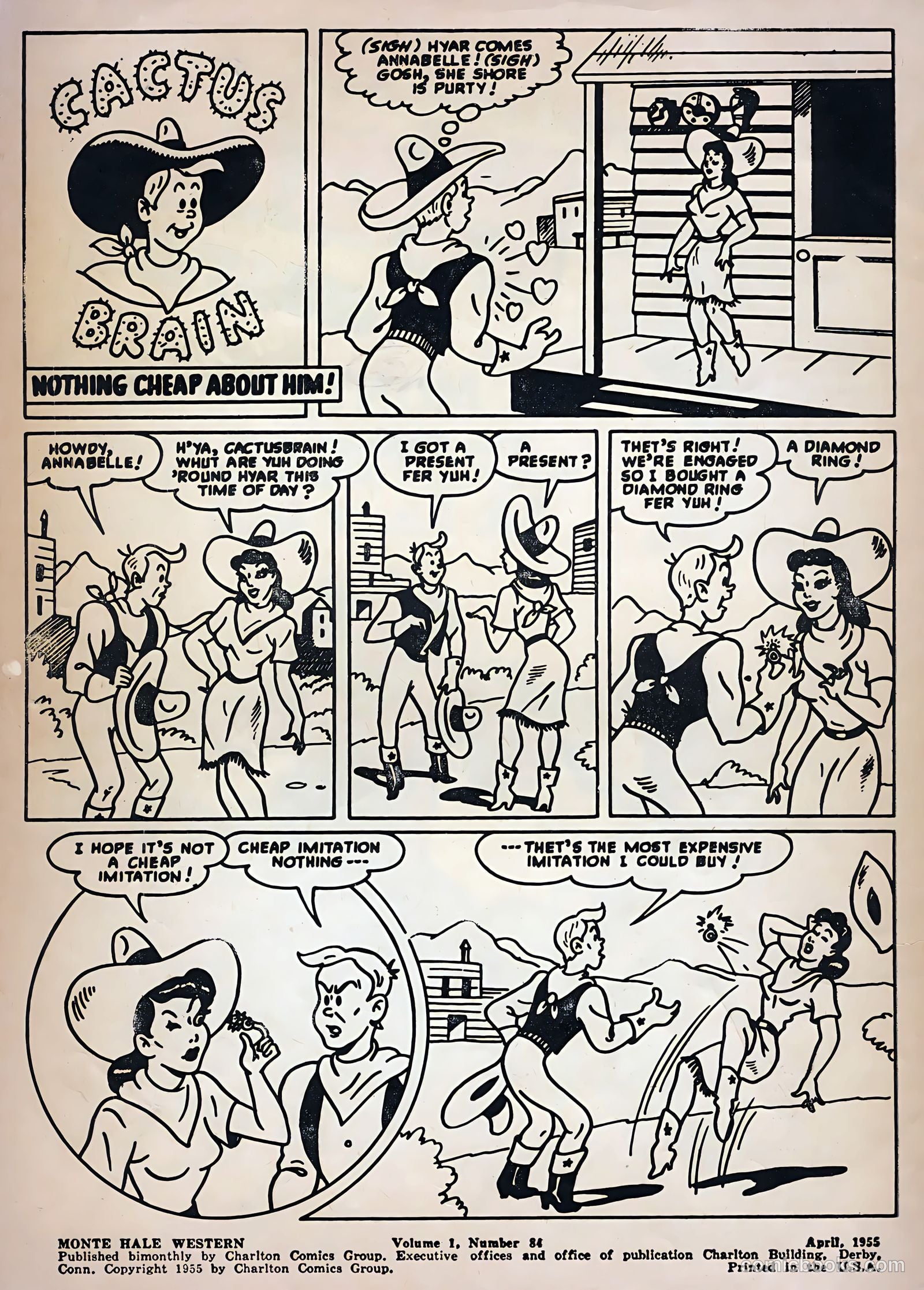 Monte Hale Western #84 (1955) — page 2 of 36