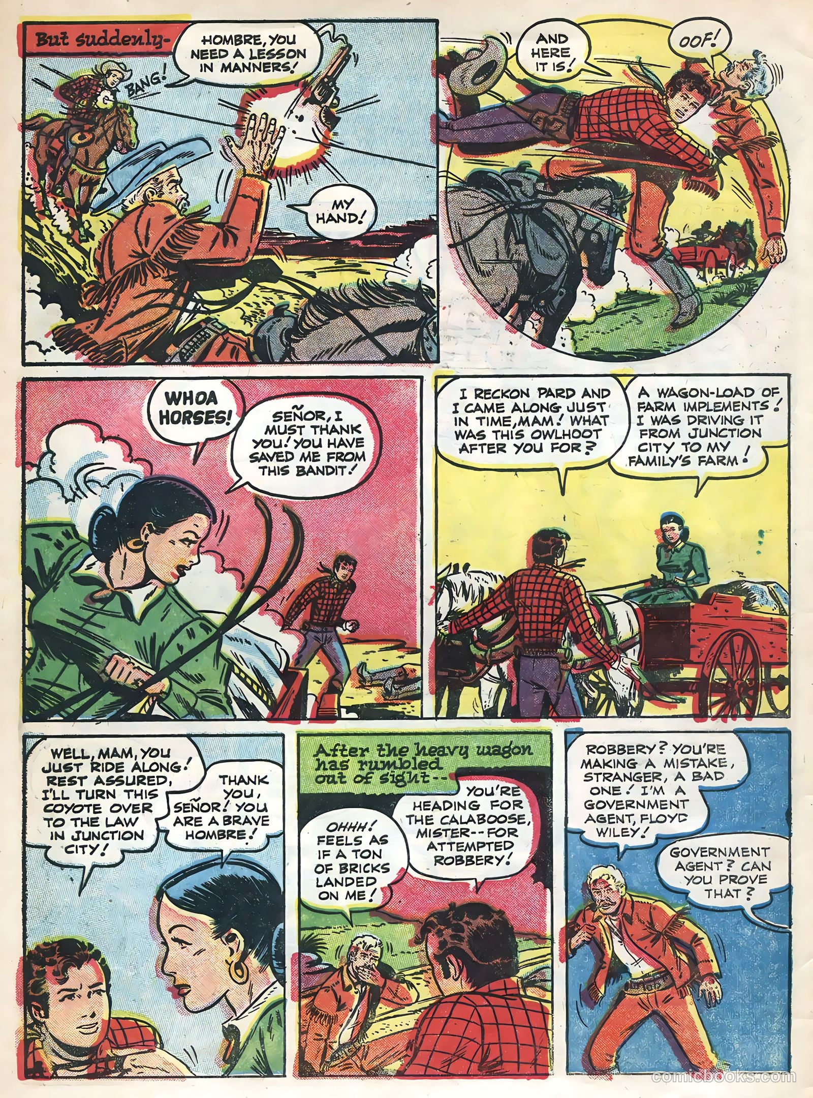 Monte Hale Western #84 (1955) — page 4 of 36
