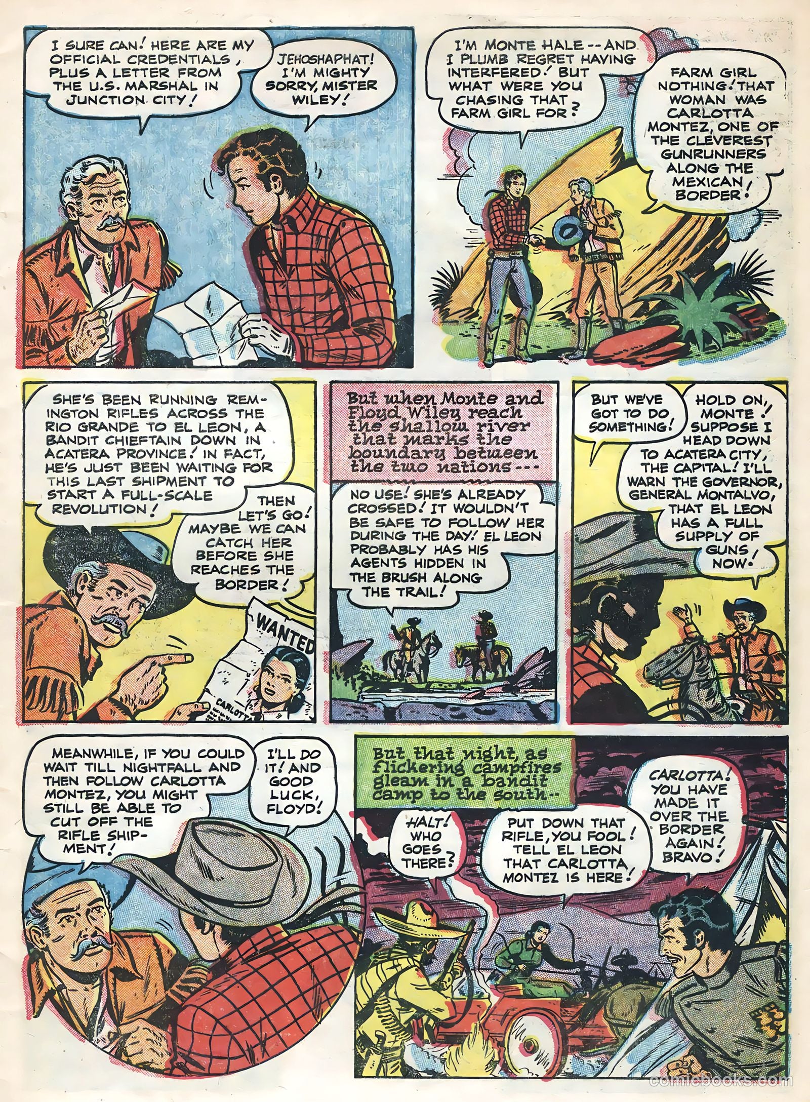 Monte Hale Western #84 (1955) — page 5 of 36