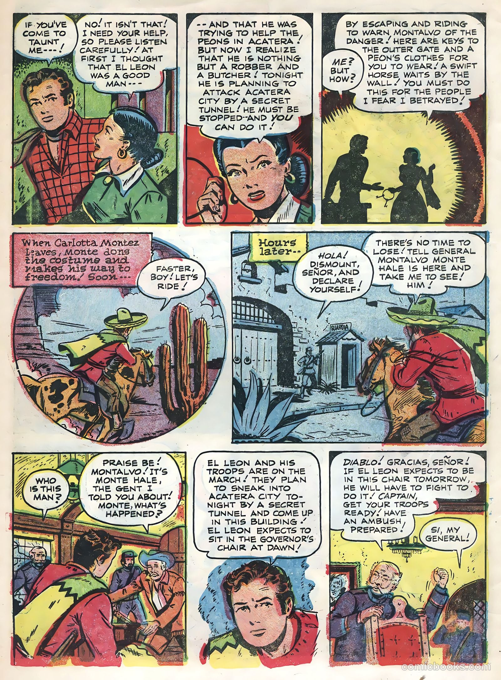 Monte Hale Western #84 (1955) — page 8 of 36