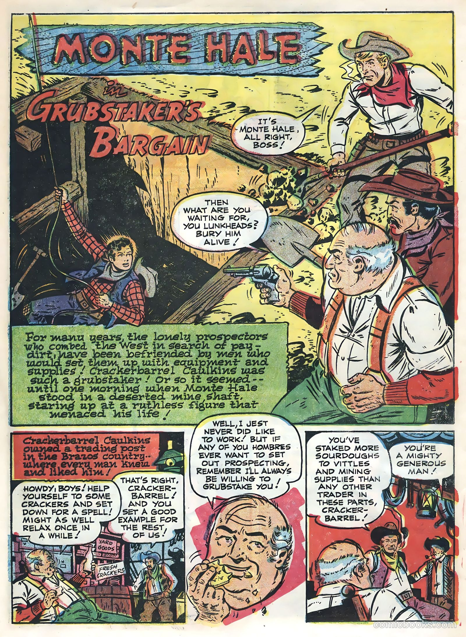 Monte Hale Western #84 (1955) — page 16 of 36